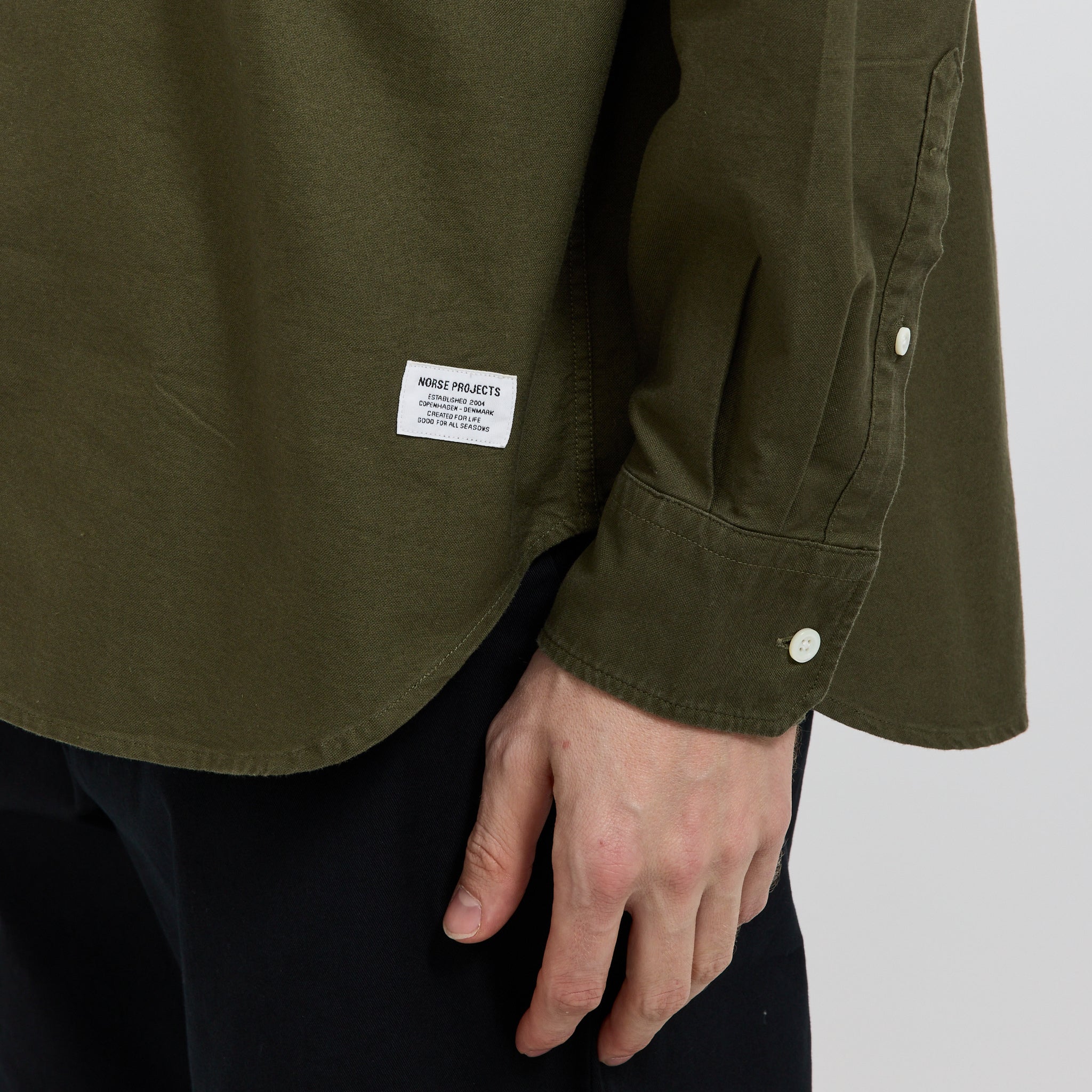 Ole Oversized GMD Oxford Shirt Olive Night