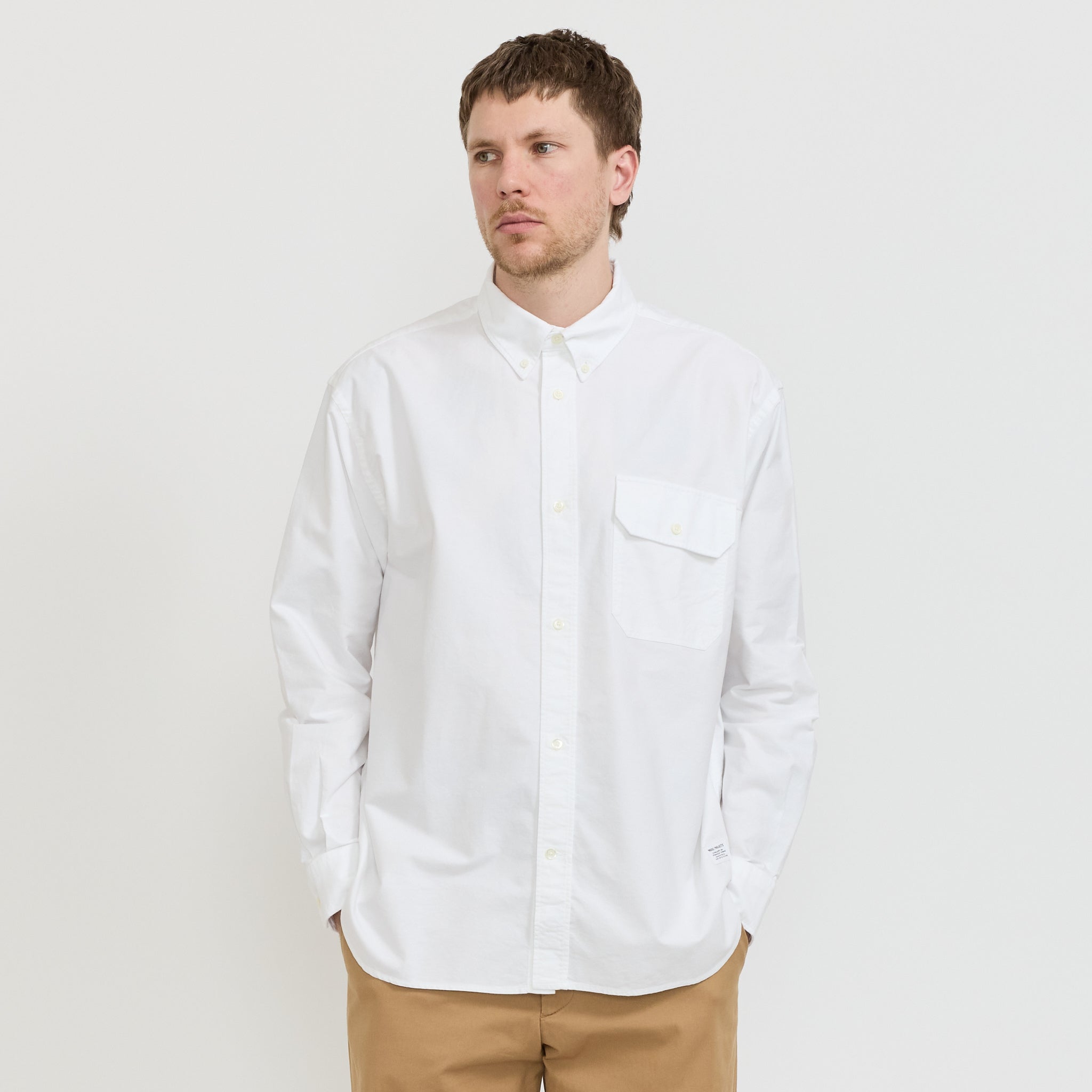 Ole Oversized GMD Oxford Shirt White