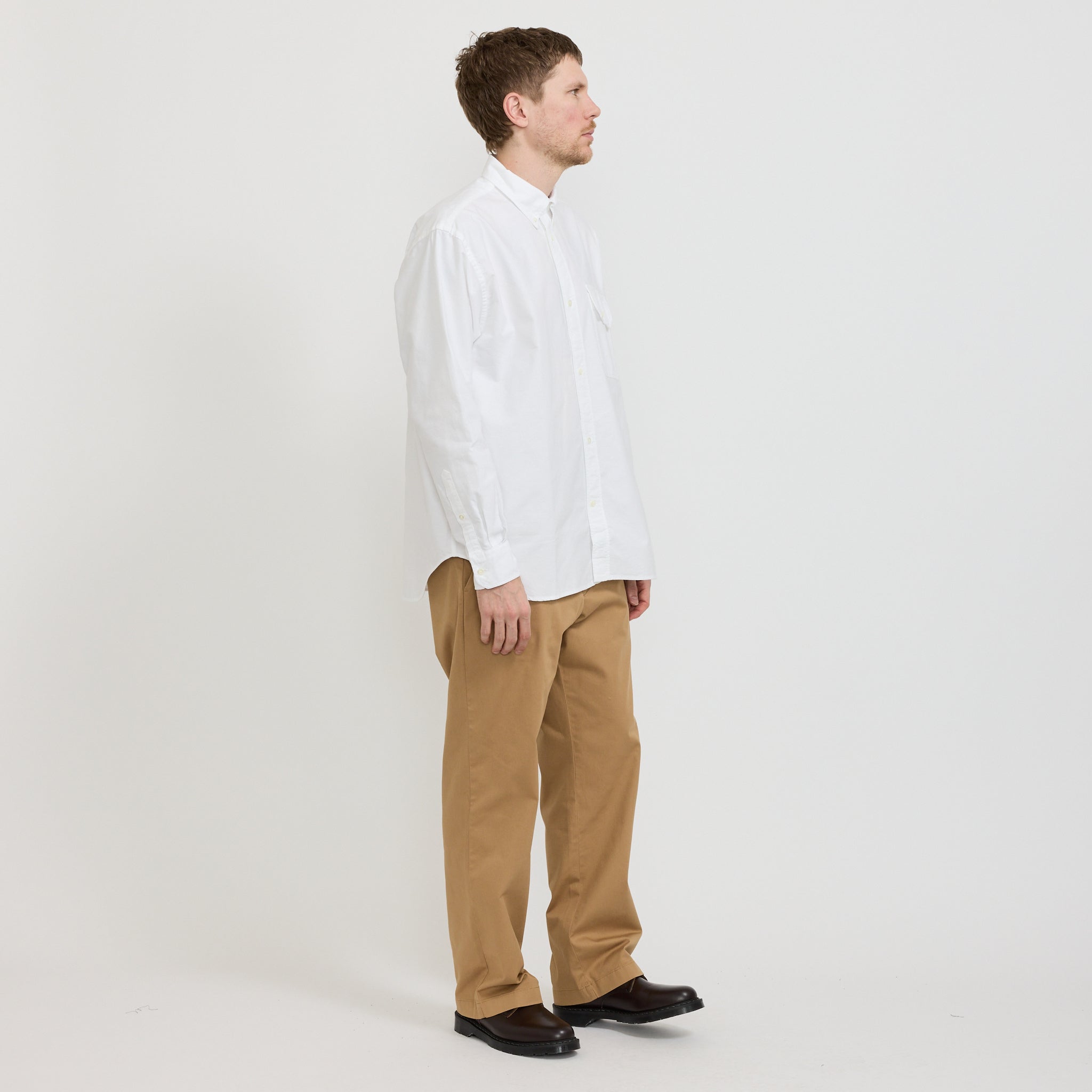 Ole Oversized GMD Oxford Shirt White