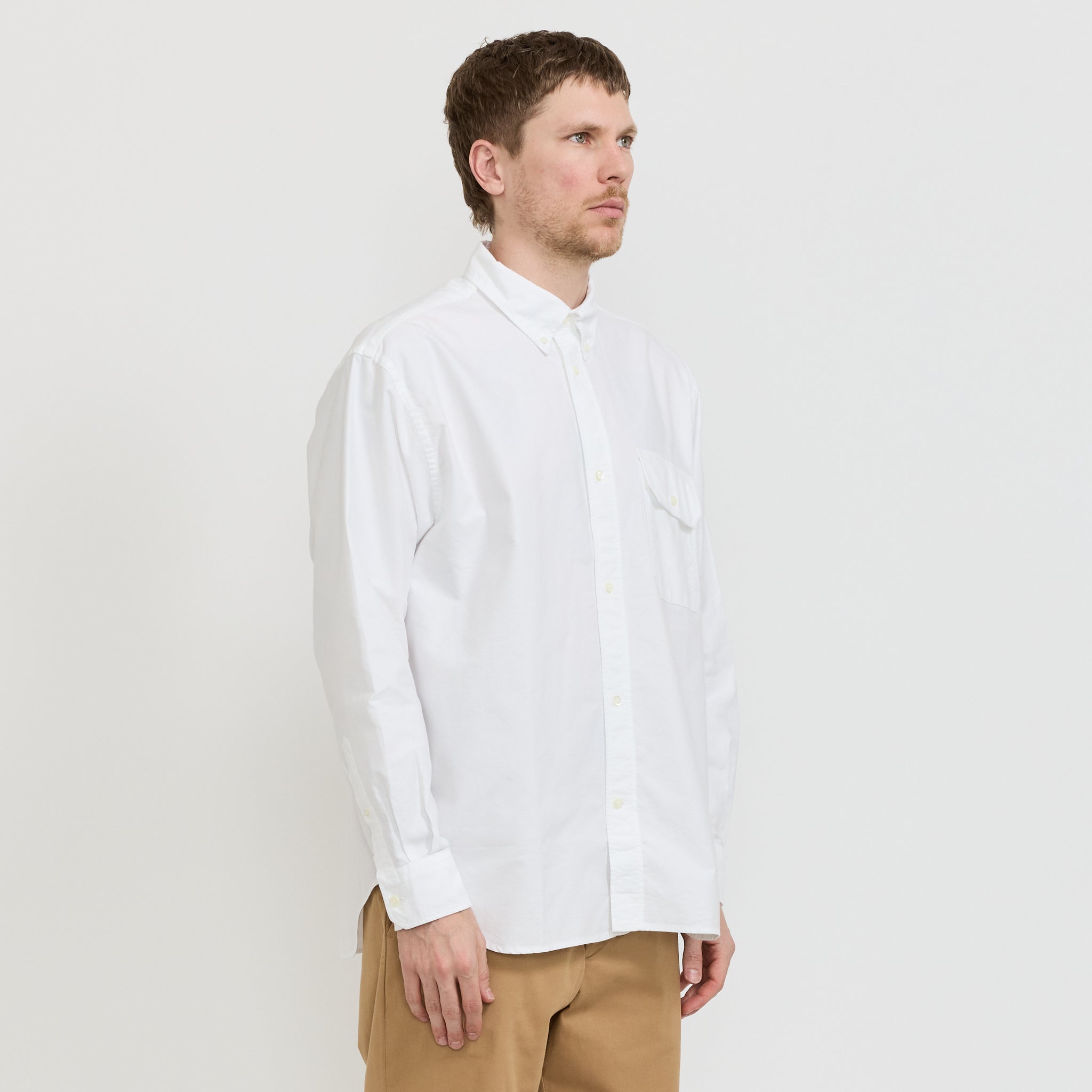 Ole Oversized GMD Oxford Shirt White
