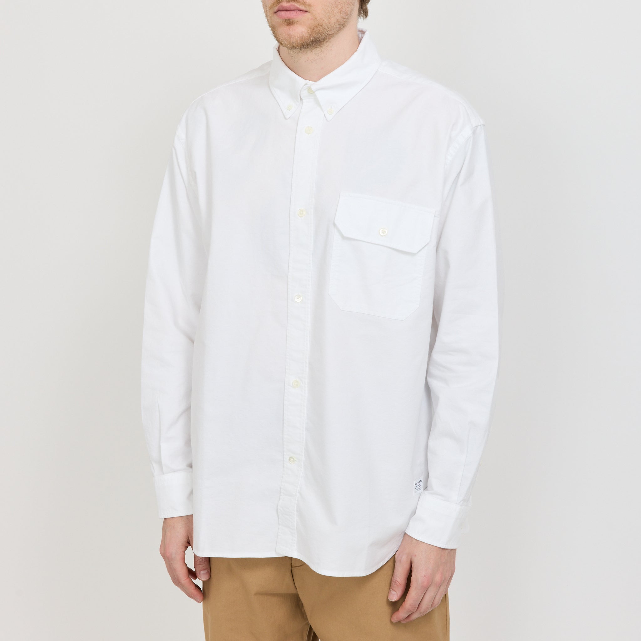 Ole Oversized GMD Oxford Shirt White