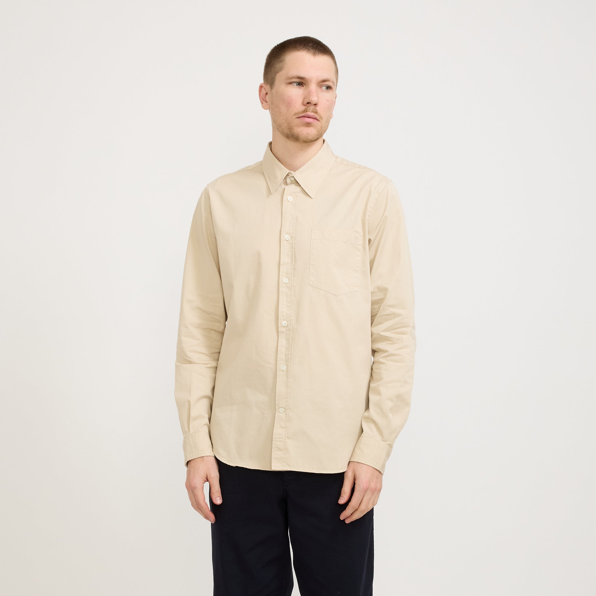 Norse Projects | Osvald BD Twill Shirt Oatmeal | Maplestore