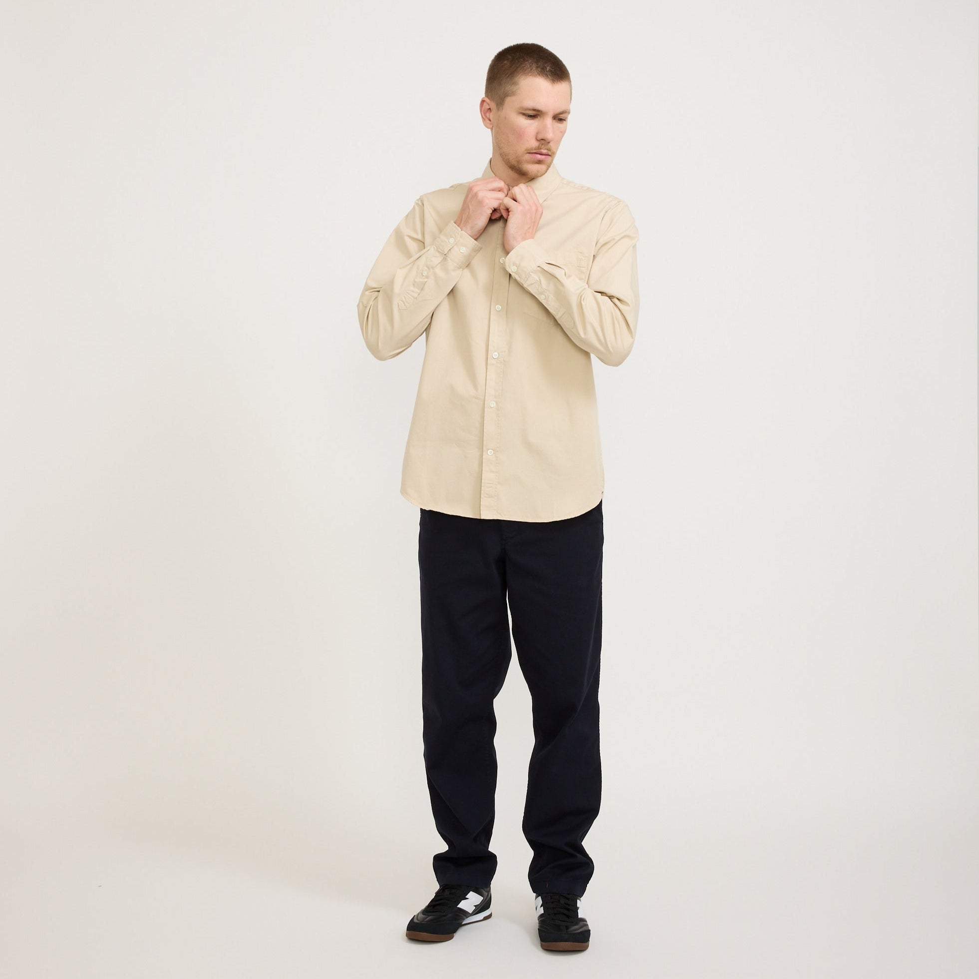 Norse Projects | Osvald BD Twill Shirt Oatmeal | Maplestore