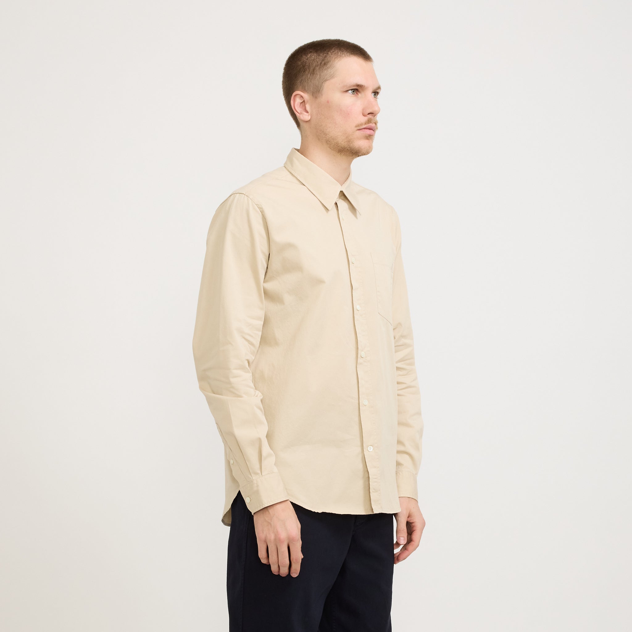 Norse Projects | Osvald BD Twill Shirt Oatmeal | Maplestore