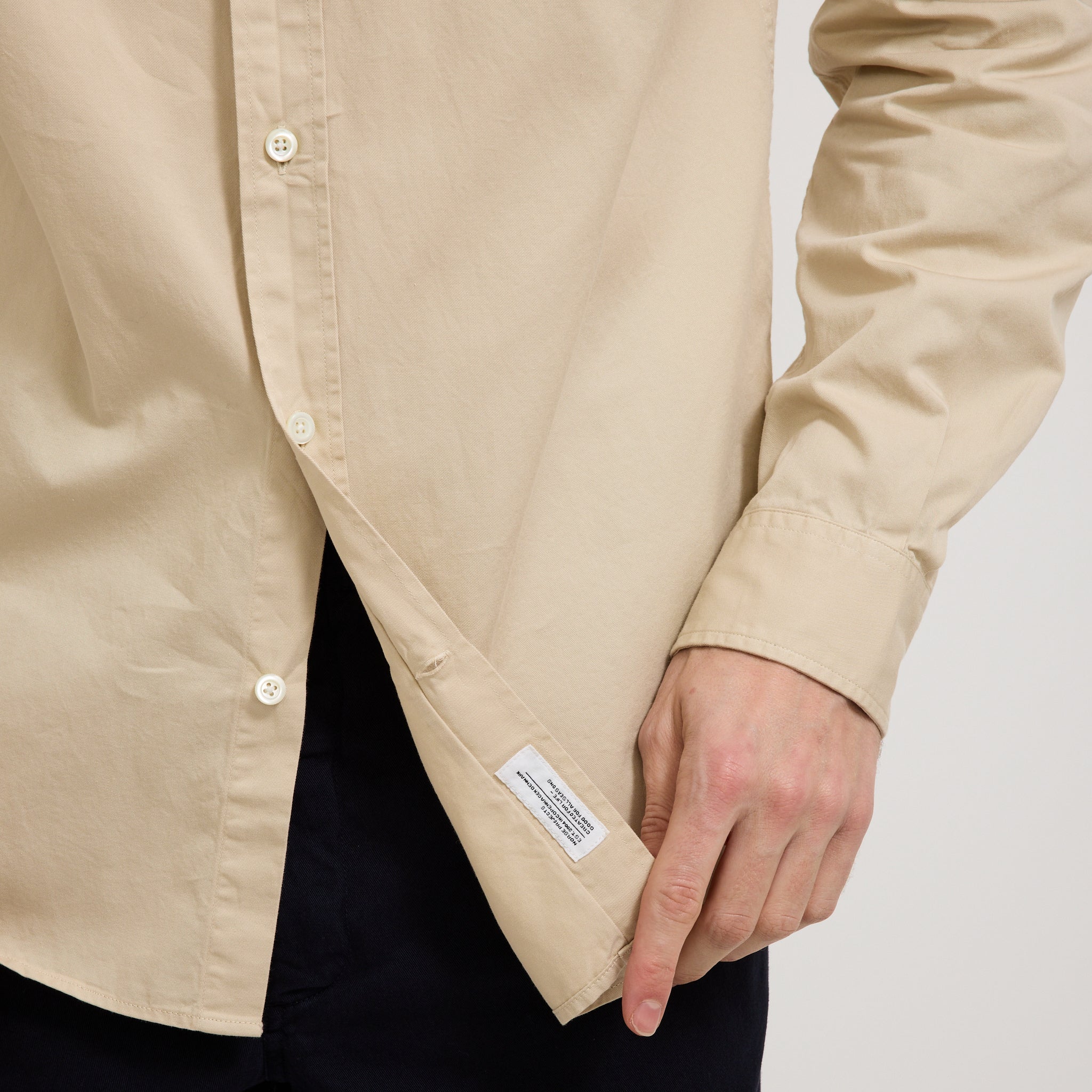 Norse Projects | Osvald BD Twill Shirt Oatmeal | Maplestore