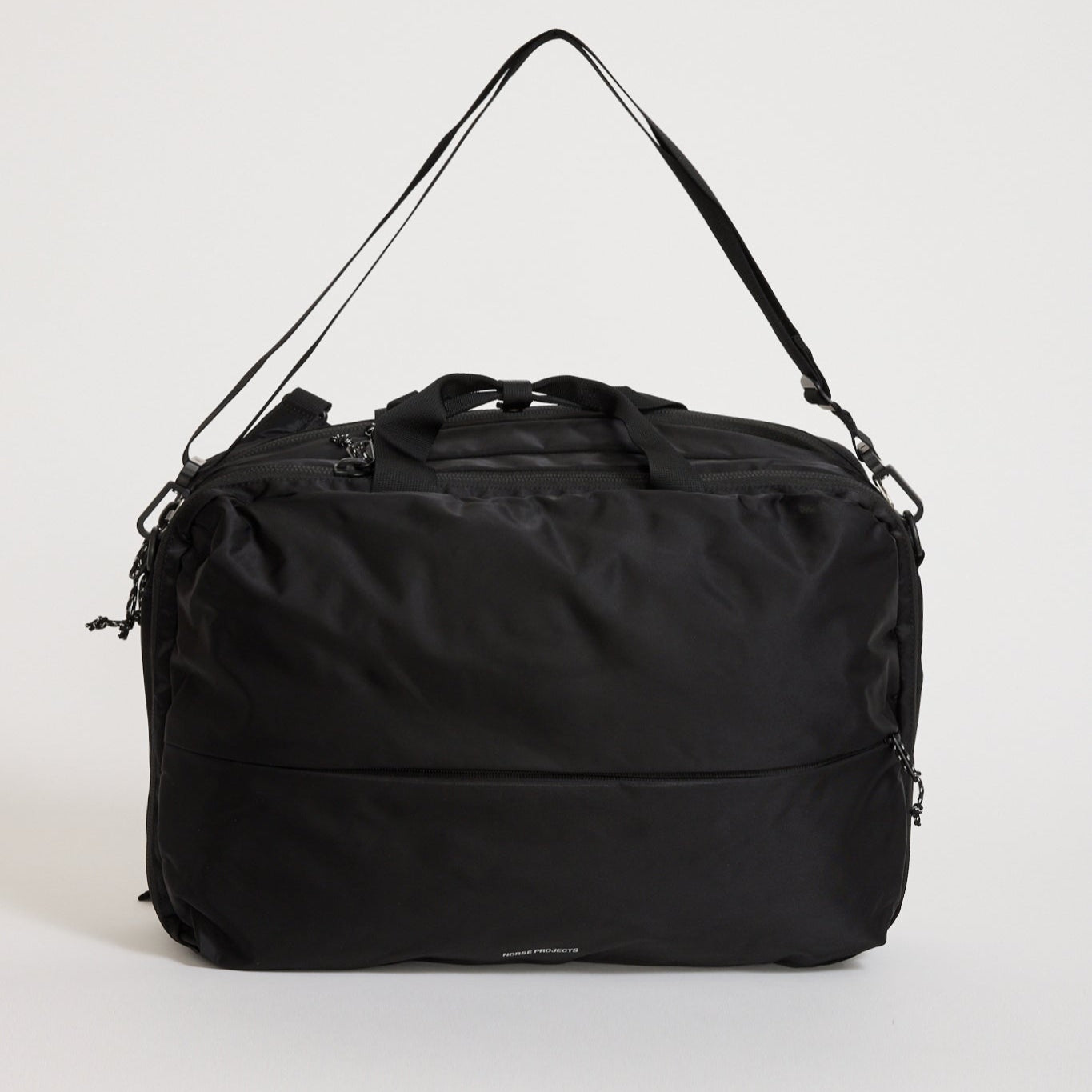 Norse Projects | Recycled Nylon Twill 3-Way Bag Black | Maplestore