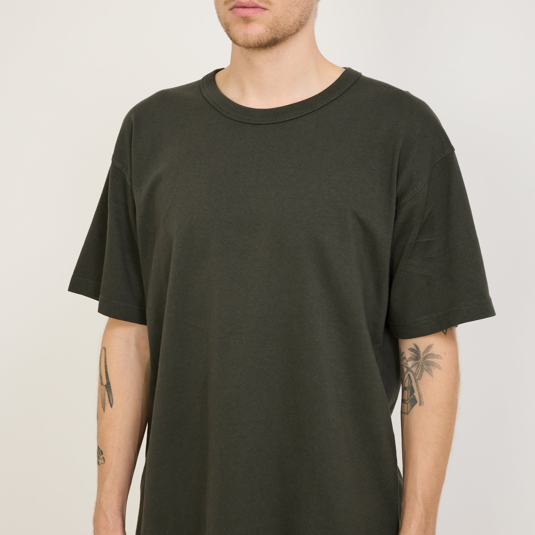 Norse Projects | Simon Heavy T-Shirt Black Olive | Maplestore