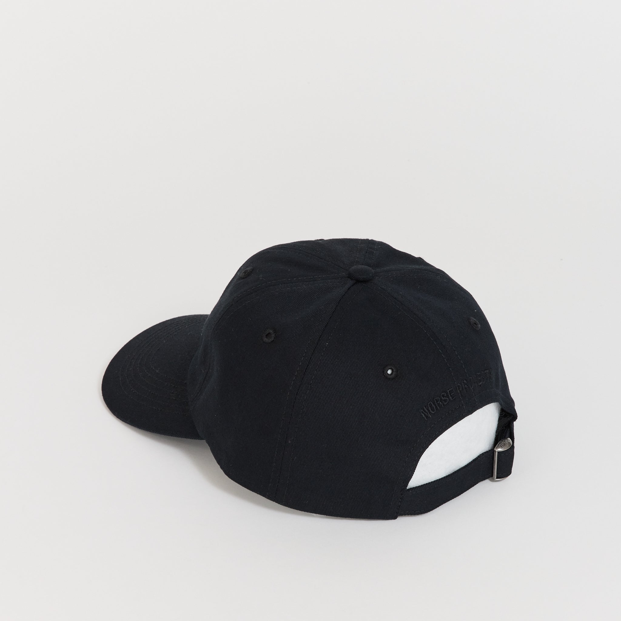 Norse Projects | Twill Sports Cap Black | Maplestore
