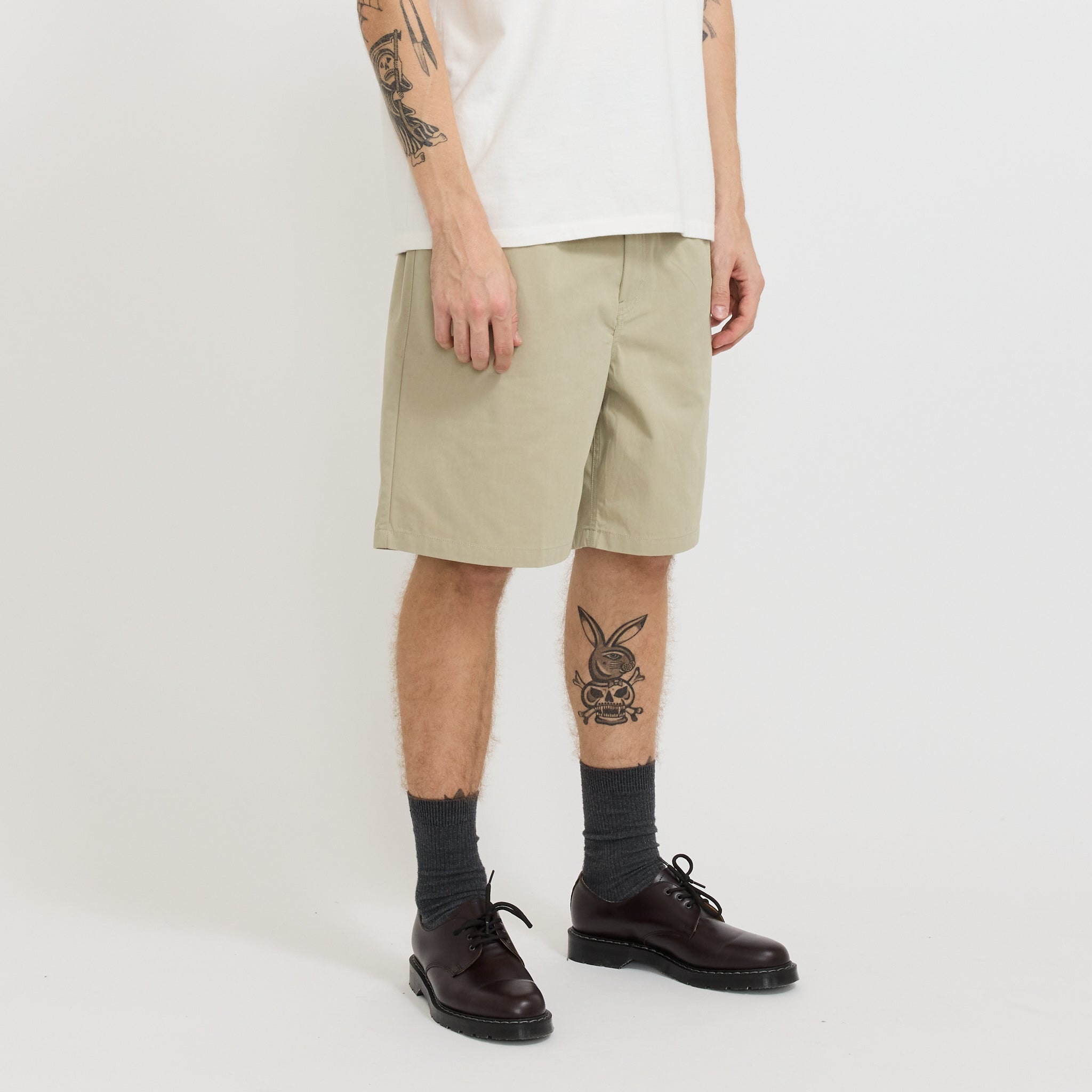 Ragnar Fine Broken Twill Shorts Elm