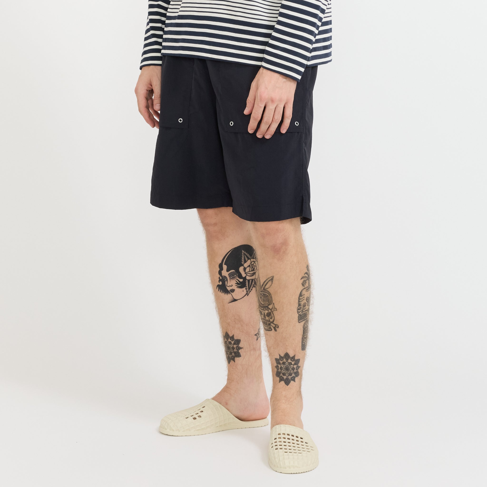 Norse Projects | Sund Relaxed Recycled Nylon Swimmers Dark Navy | Maplestore