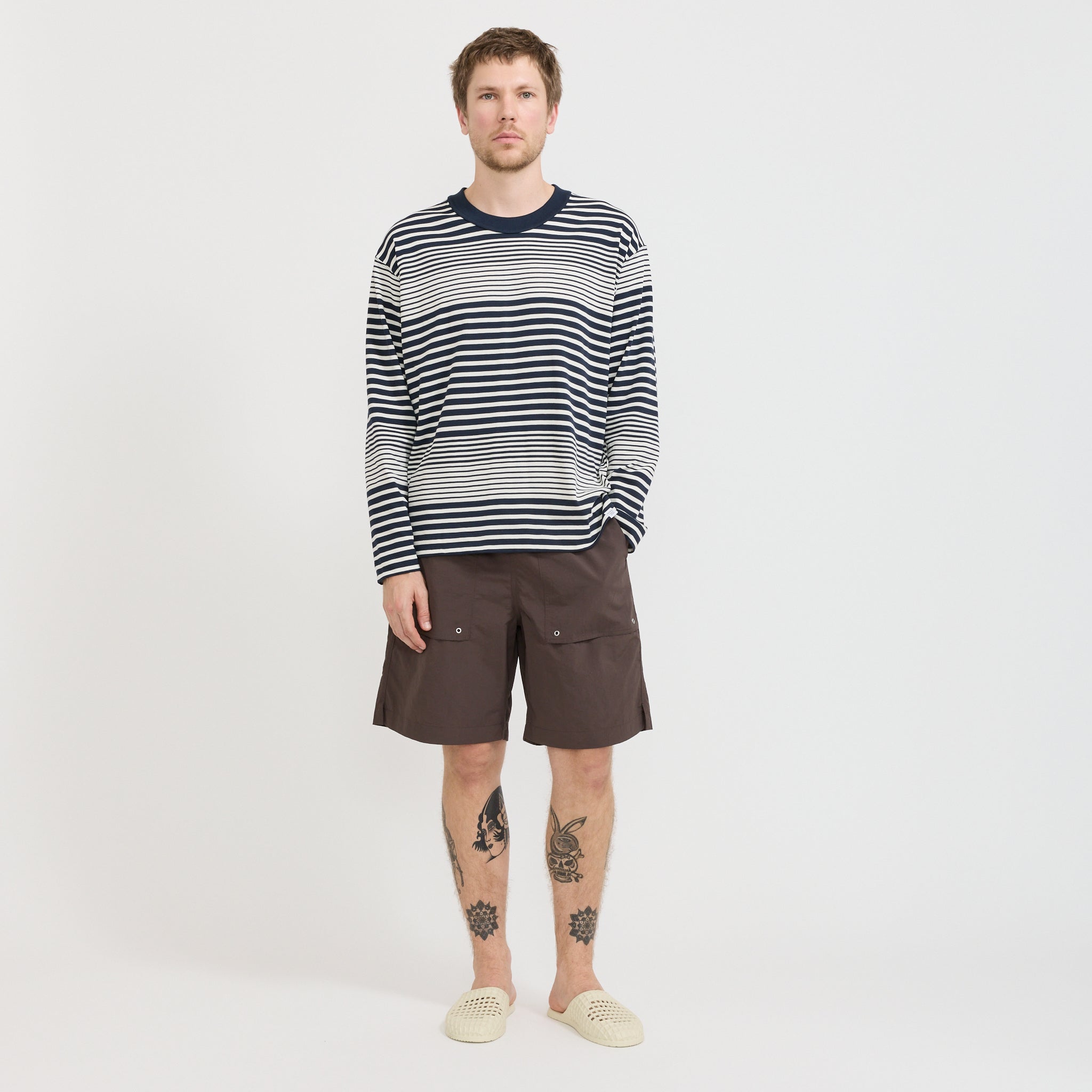 Norse Projects | Sund Relaxed Recycled Nylon Swimmers Shale | Maplestore