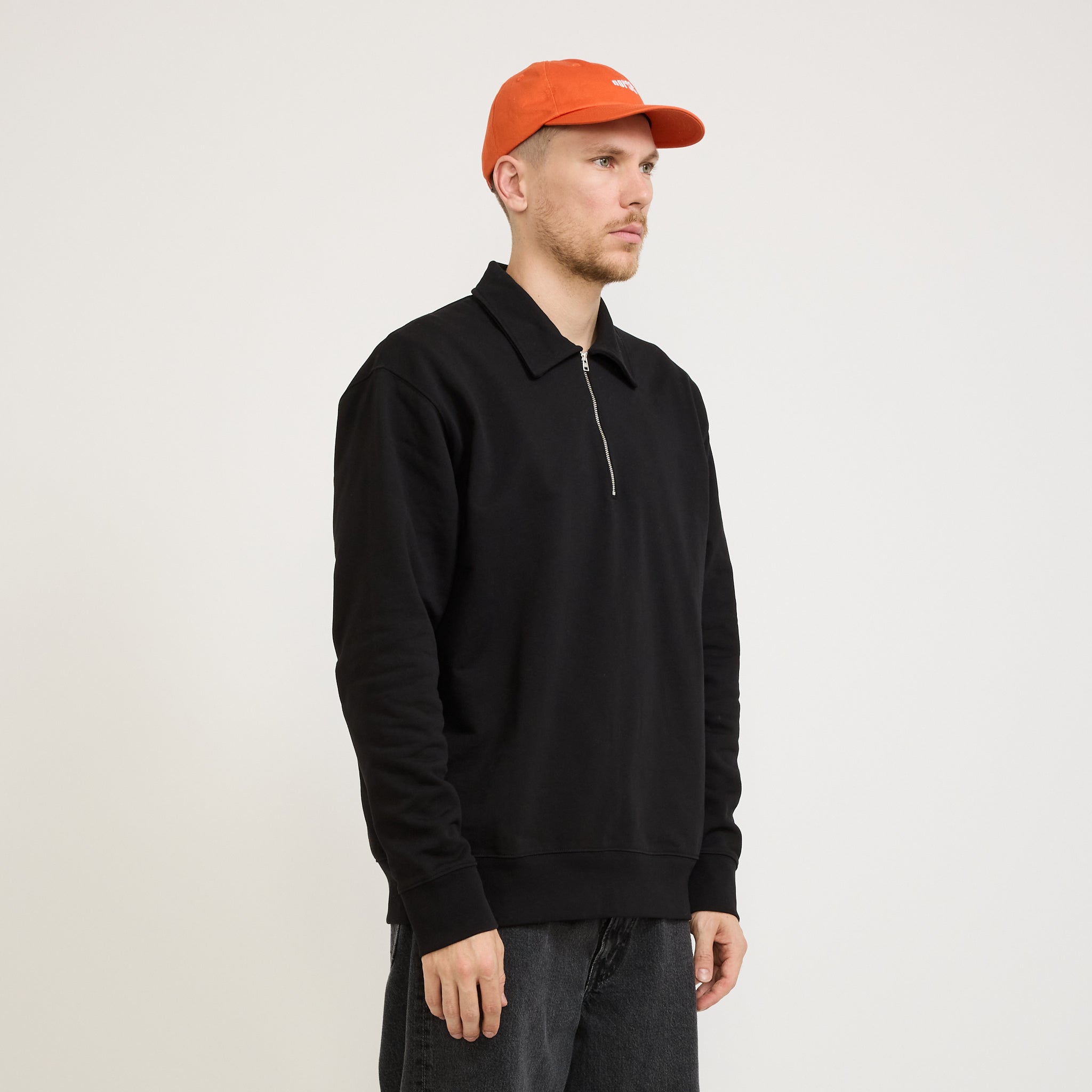 Twill 6-Panel Cap Blood Orange