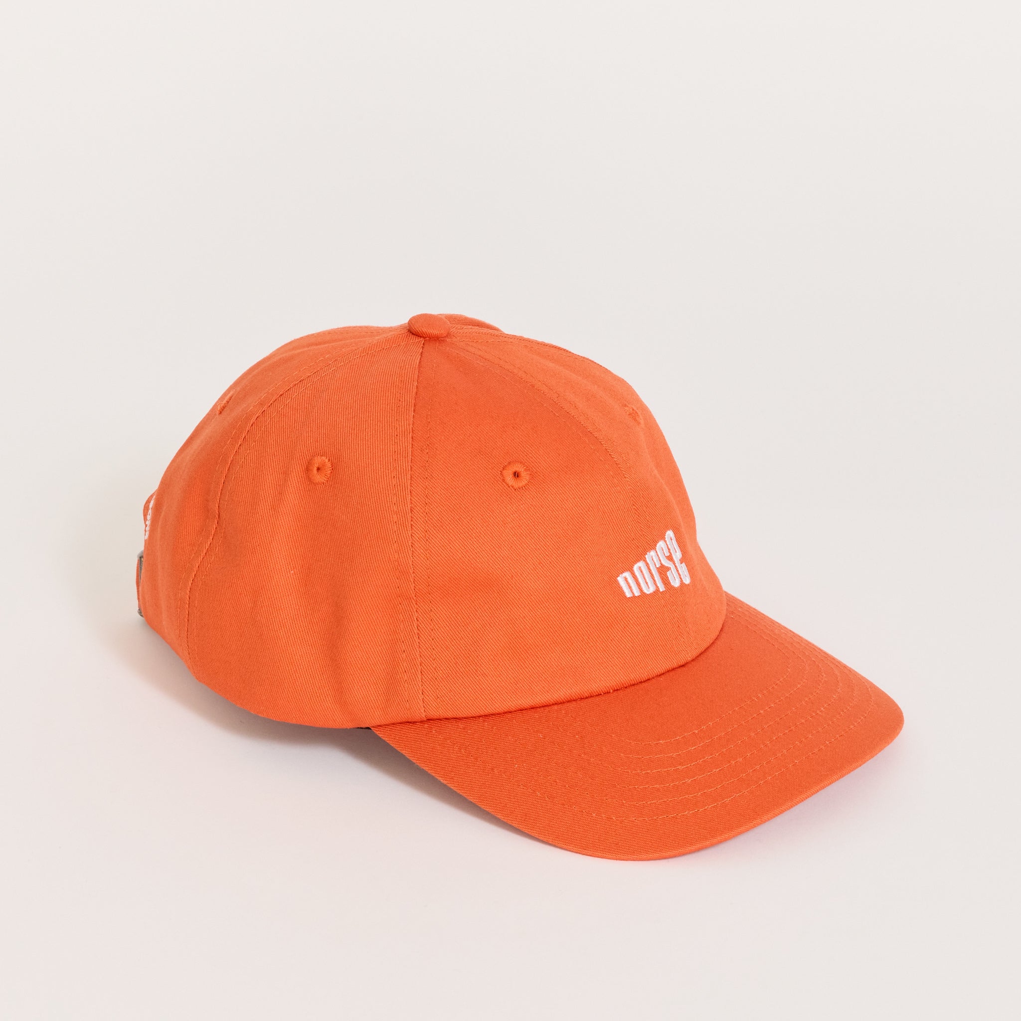 Twill 6-Panel Cap Blood Orange