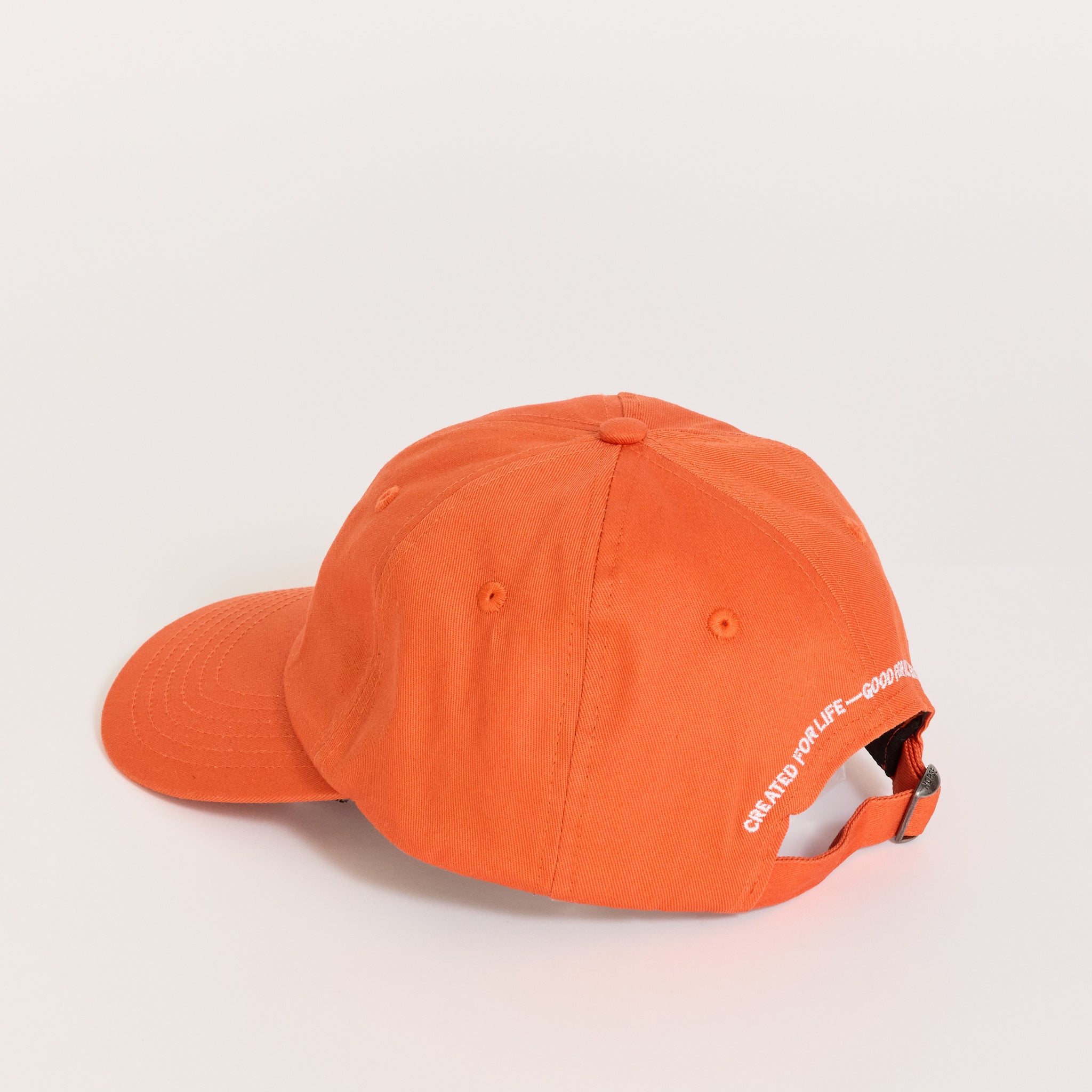 Twill 6-Panel Cap Blood Orange