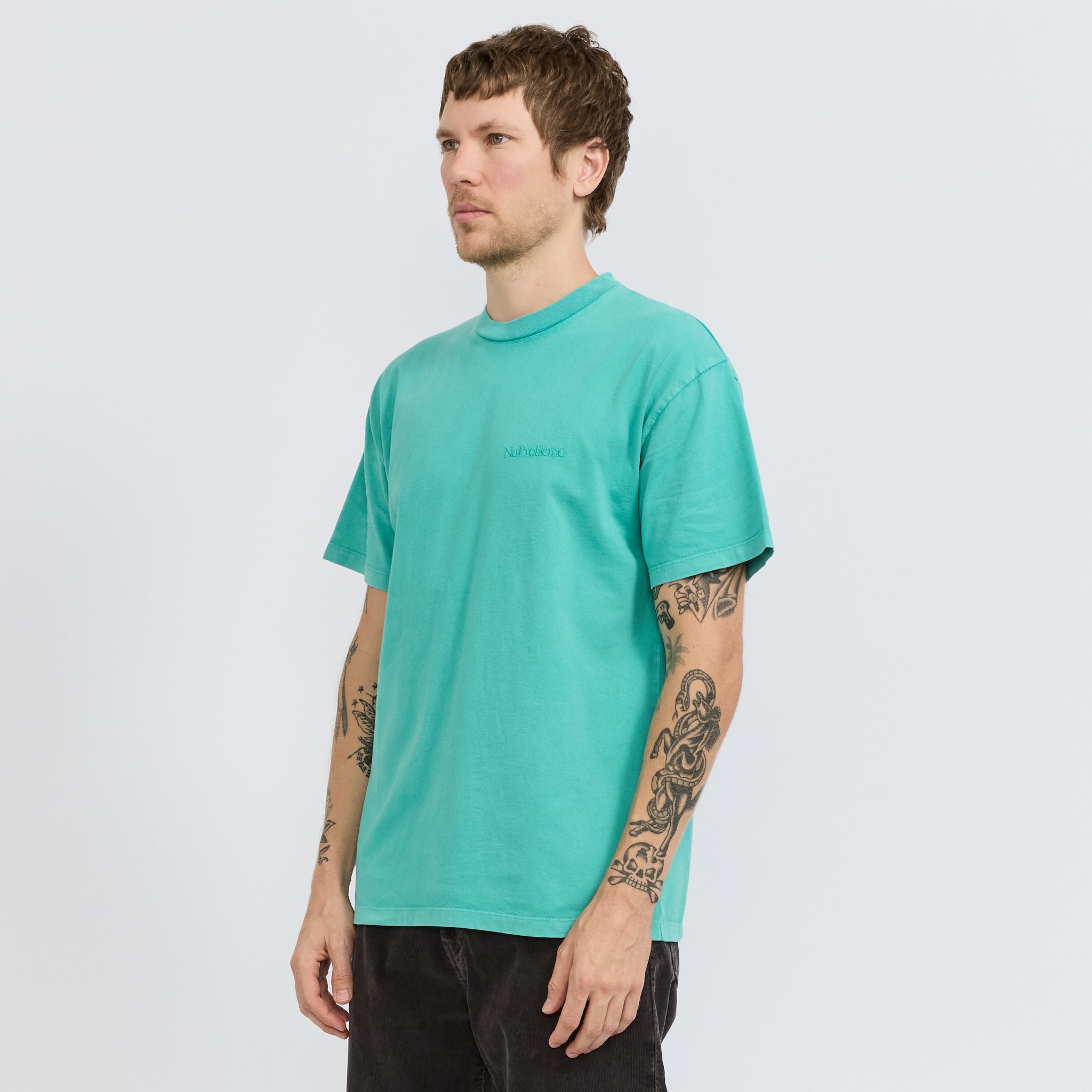 Faded Mini Problemo SS Tee Aqua