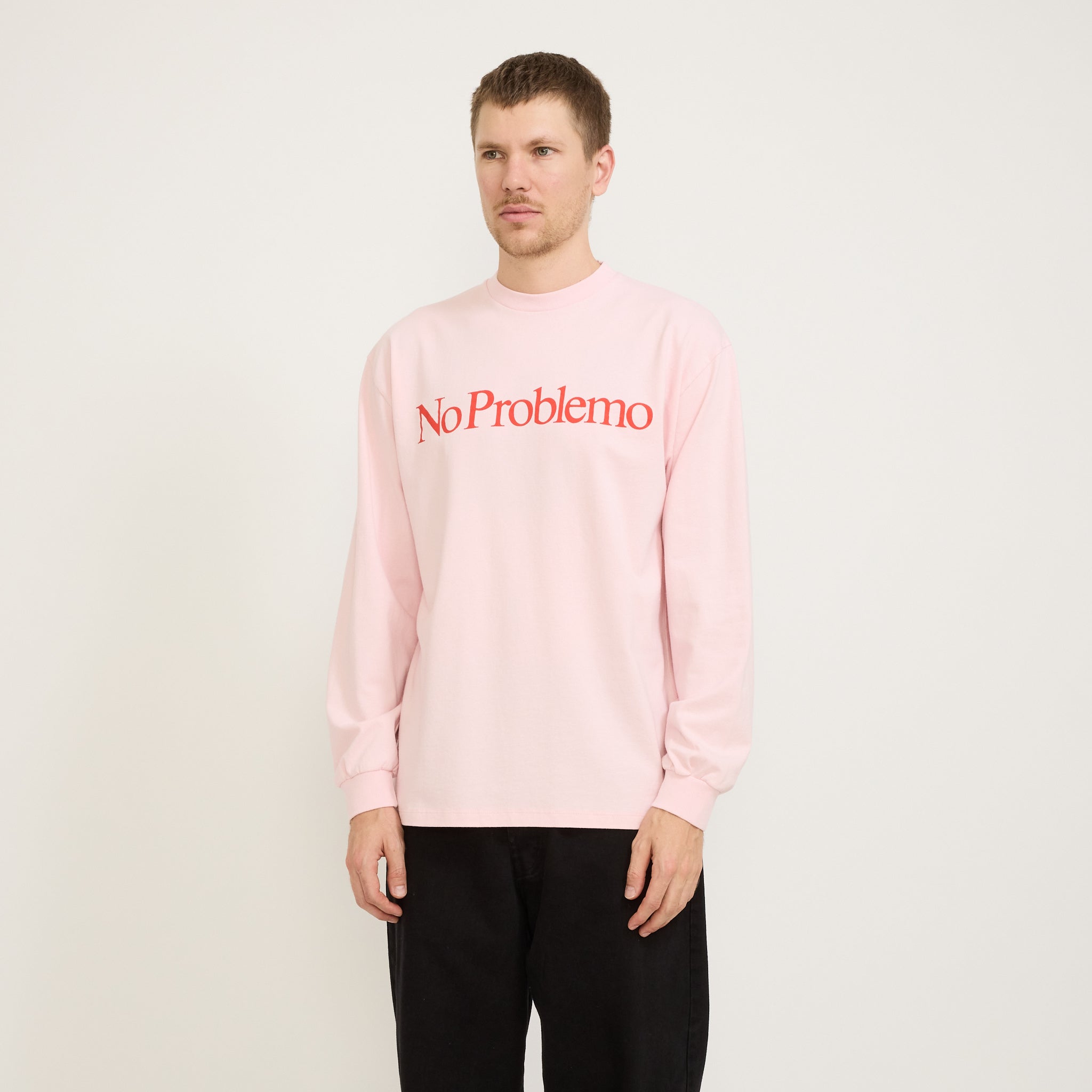 No Problemo | No Problemo LS Tee Pale Pink | Maplestore