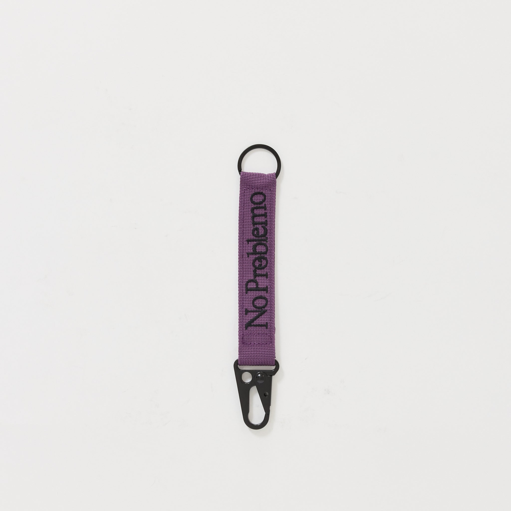 Mini Problemo Carabiner Keychain Purple
