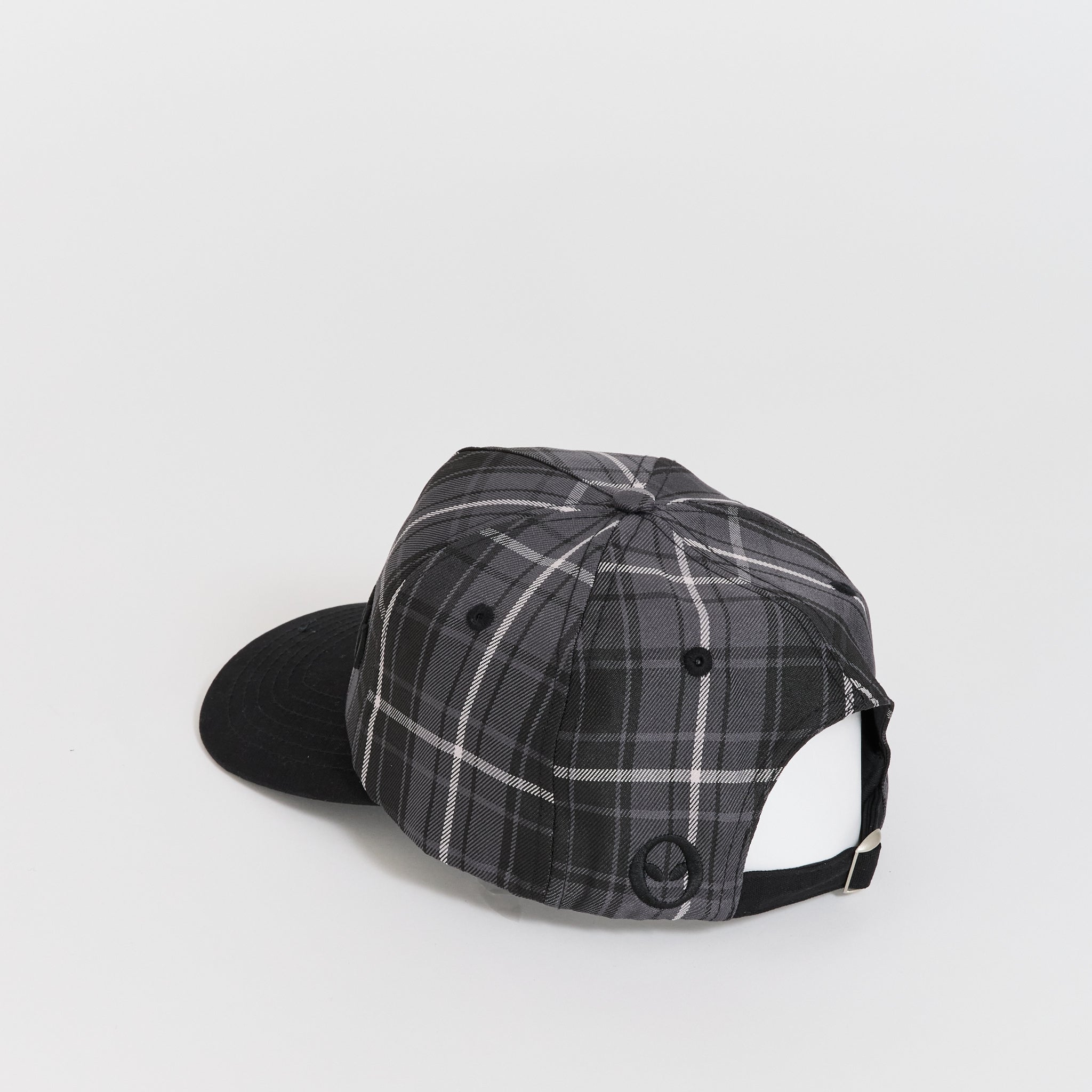 No Problemo Plaid Cap Black