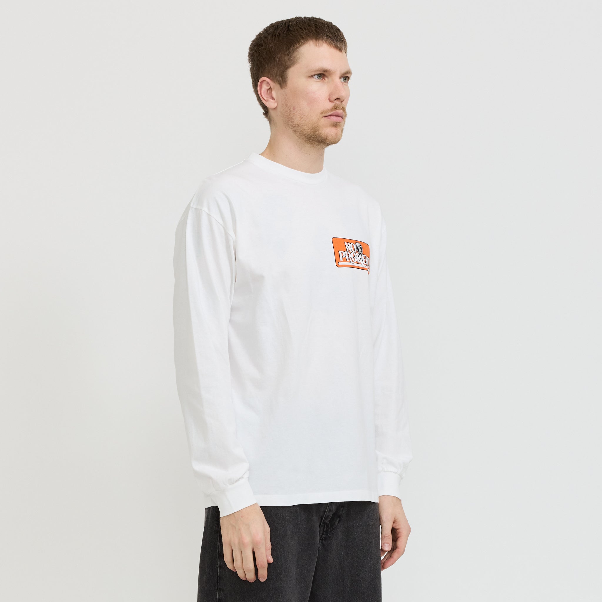 No Problemo | Stickers LS Tee White | Maplestore