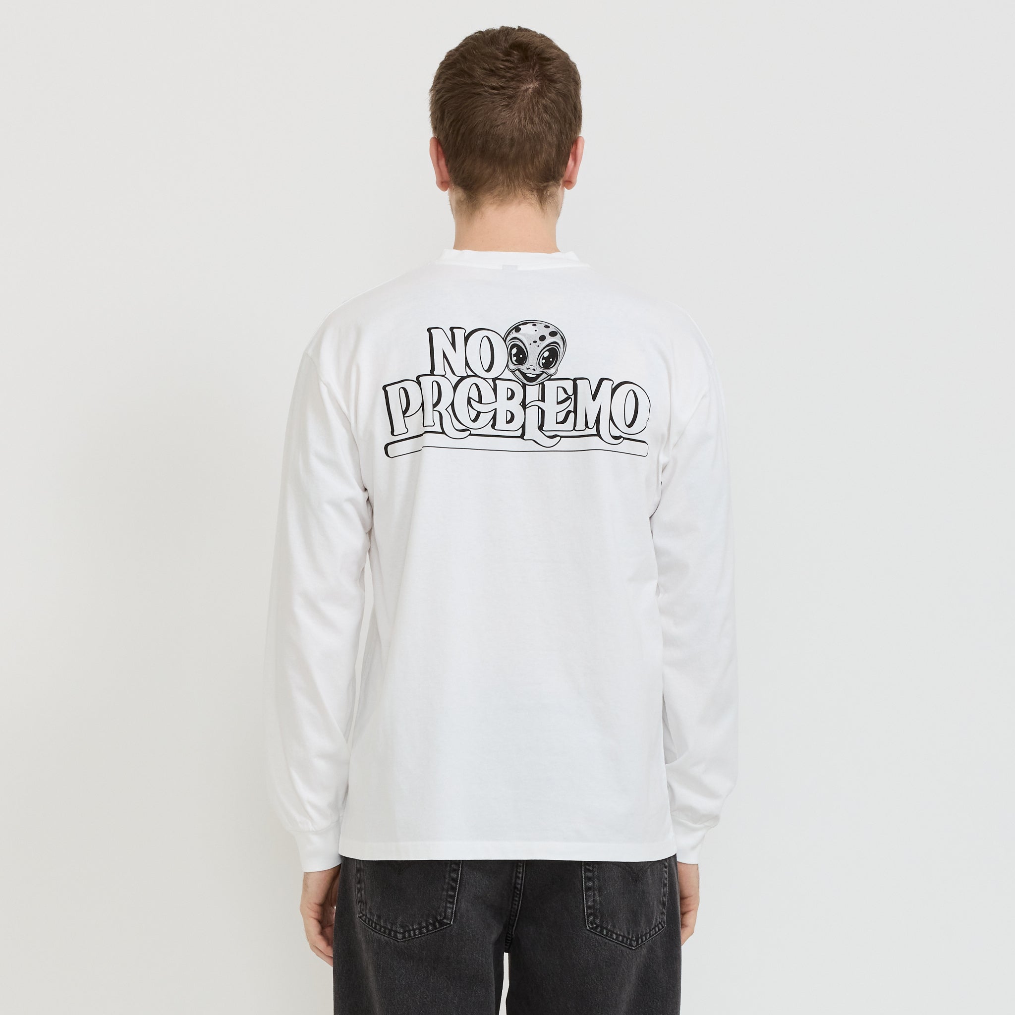 No Problemo | Stickers LS Tee White | Maplestore