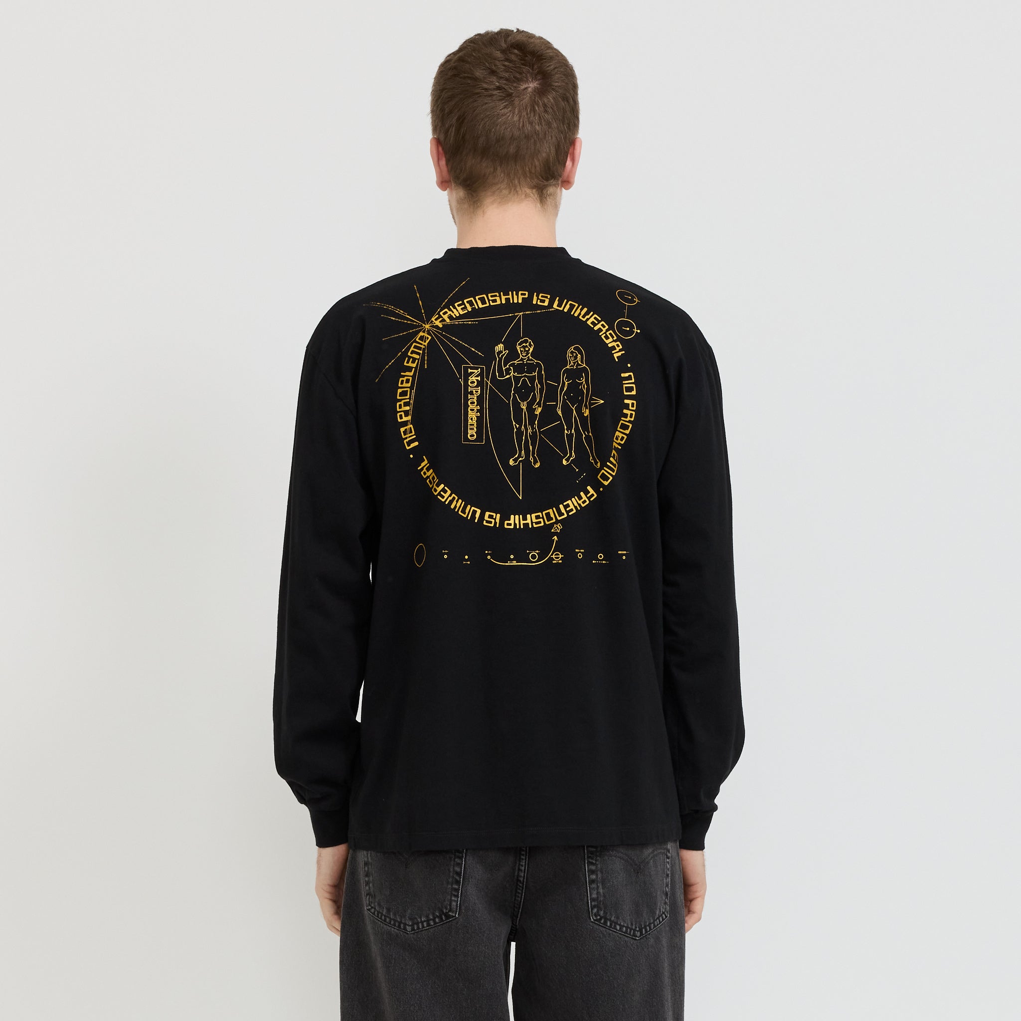 No Problemo | Universal Friendship LS Tee Black | Maplestore