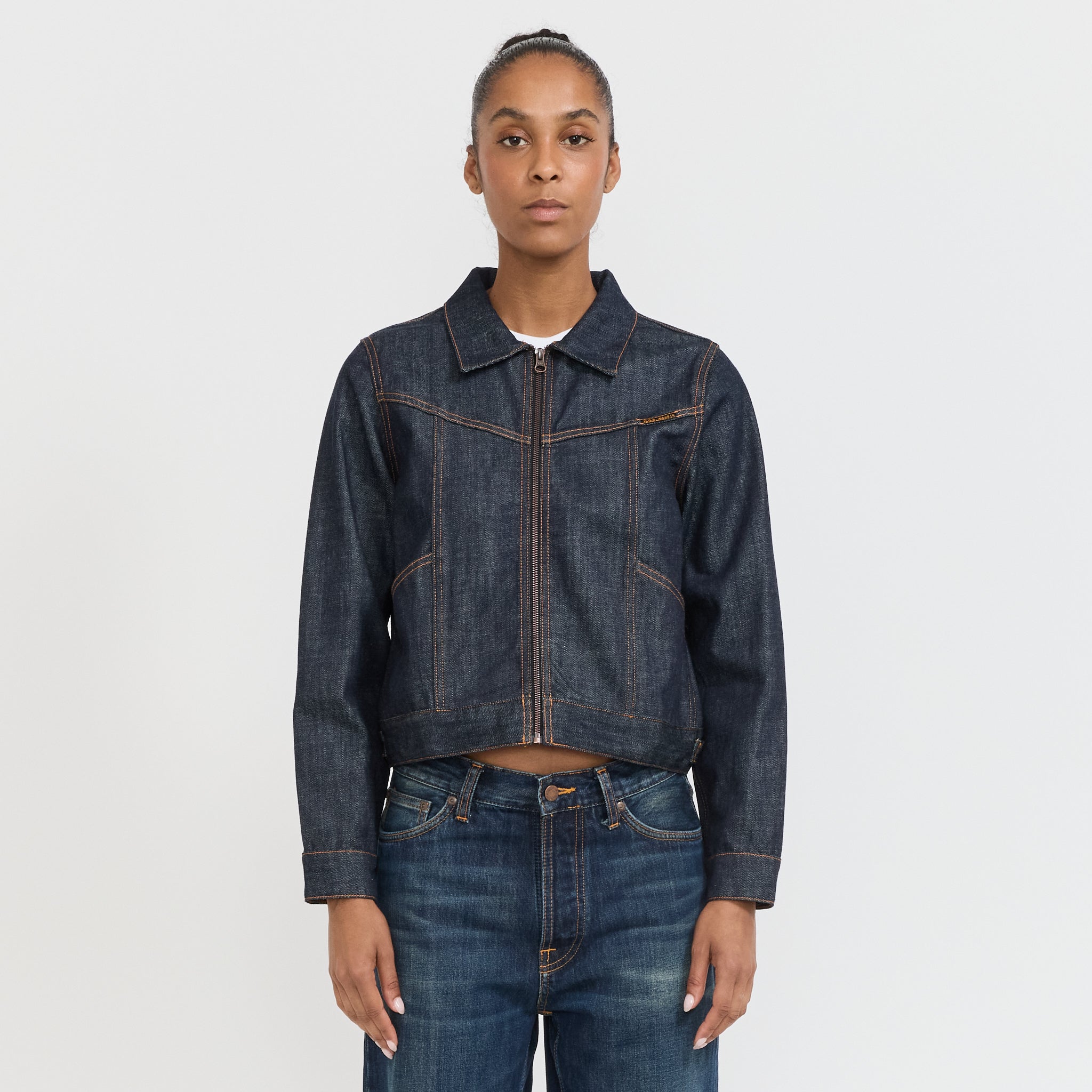 Nudie Jeans Co. | Britta Denim Jacket Dry Streak | Maplestore