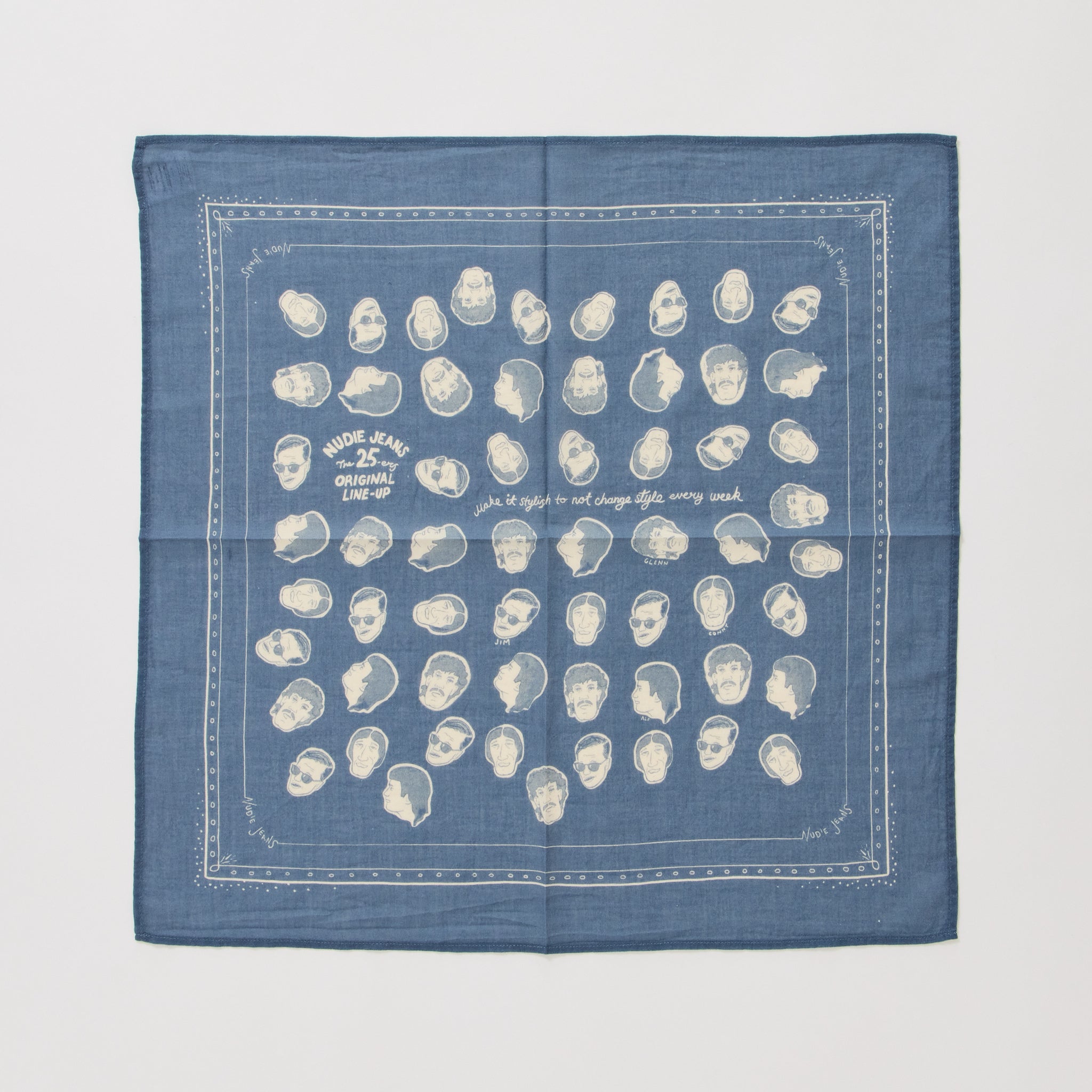 Ingrid Bandana OG Line Up Blue