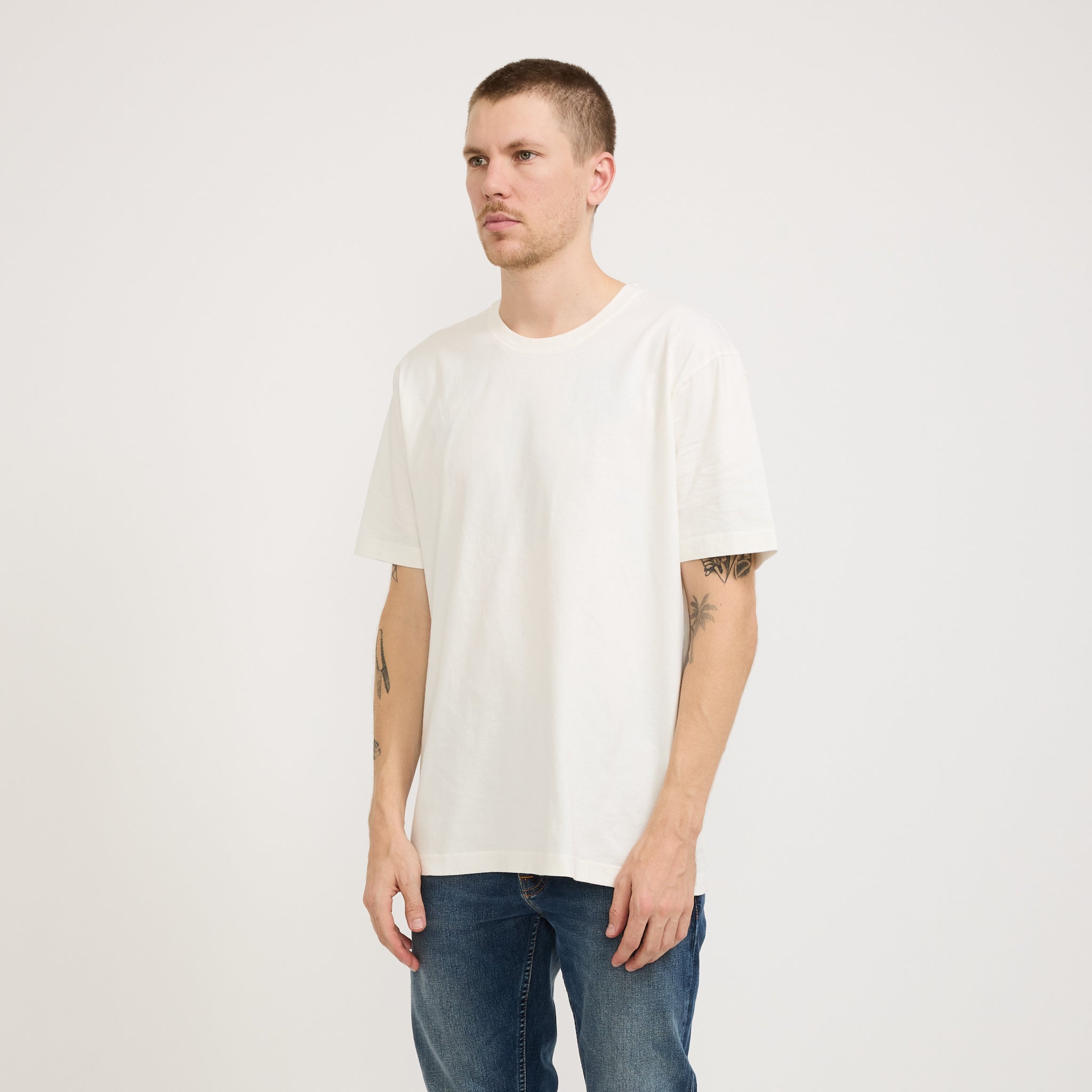 Nudie Jeans Co. | Uno Everyday Tee Chalk White | Maplestore