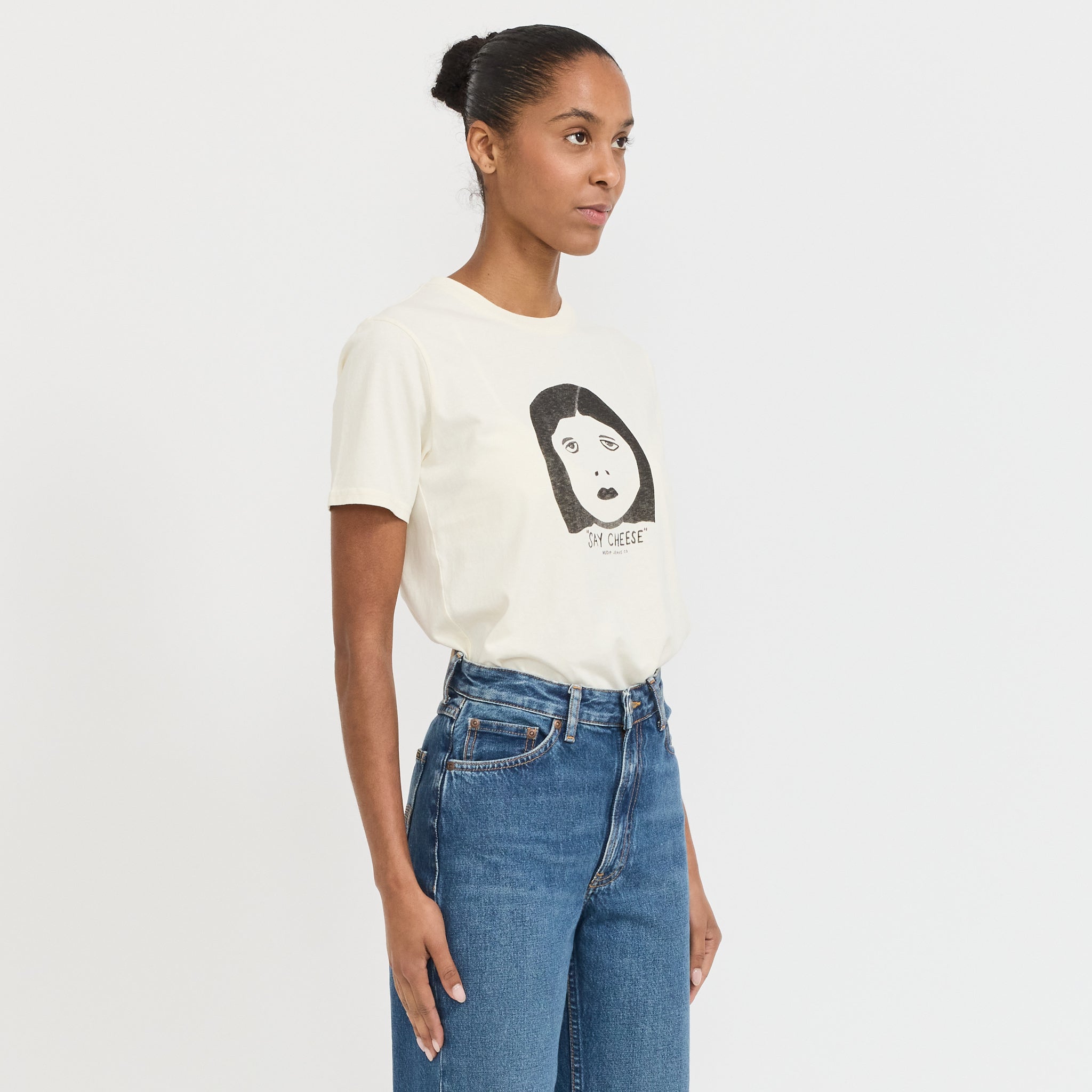 Joni Say Cheese T-Shirt Ecru