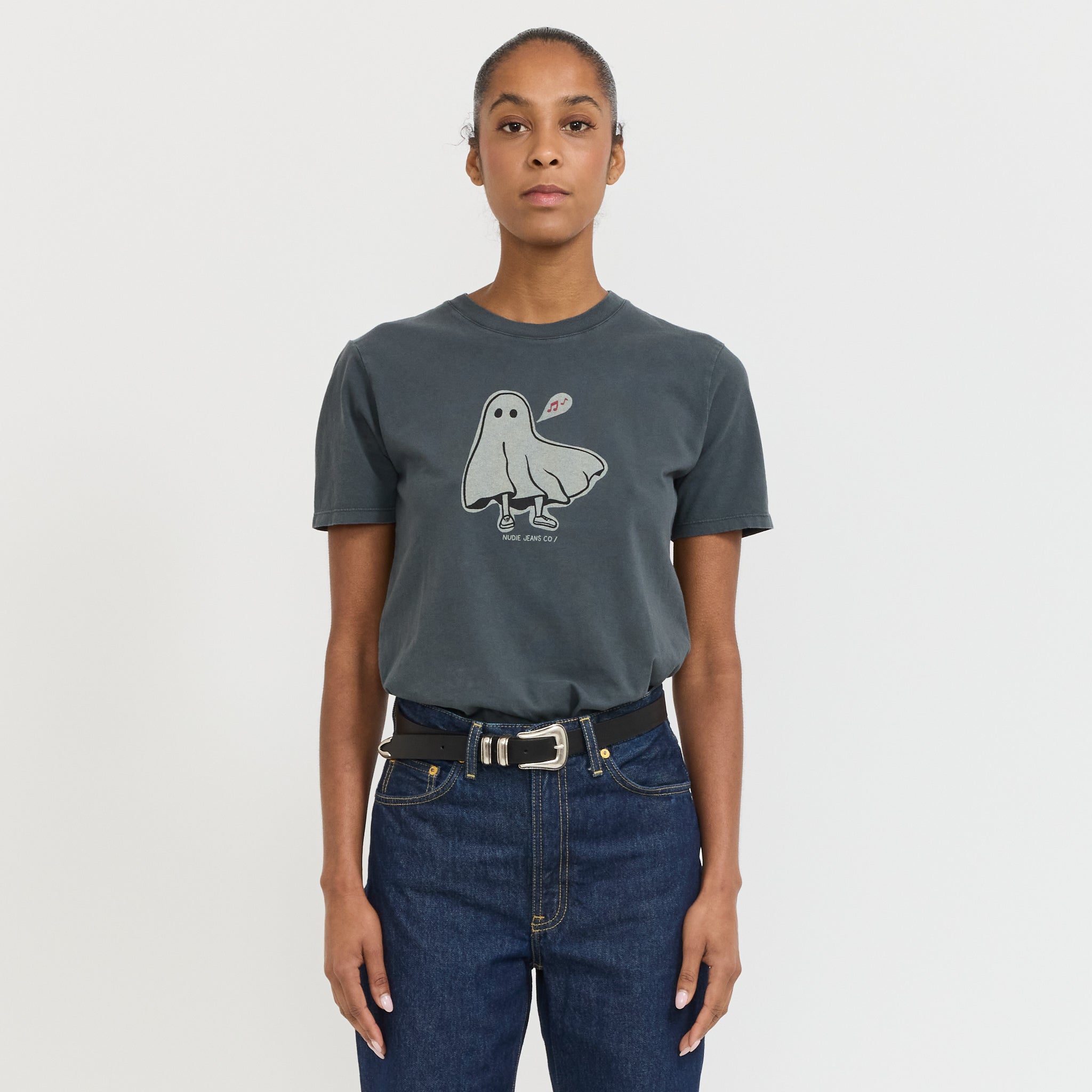 Joni Pale Ghost T-Shirt Antracite