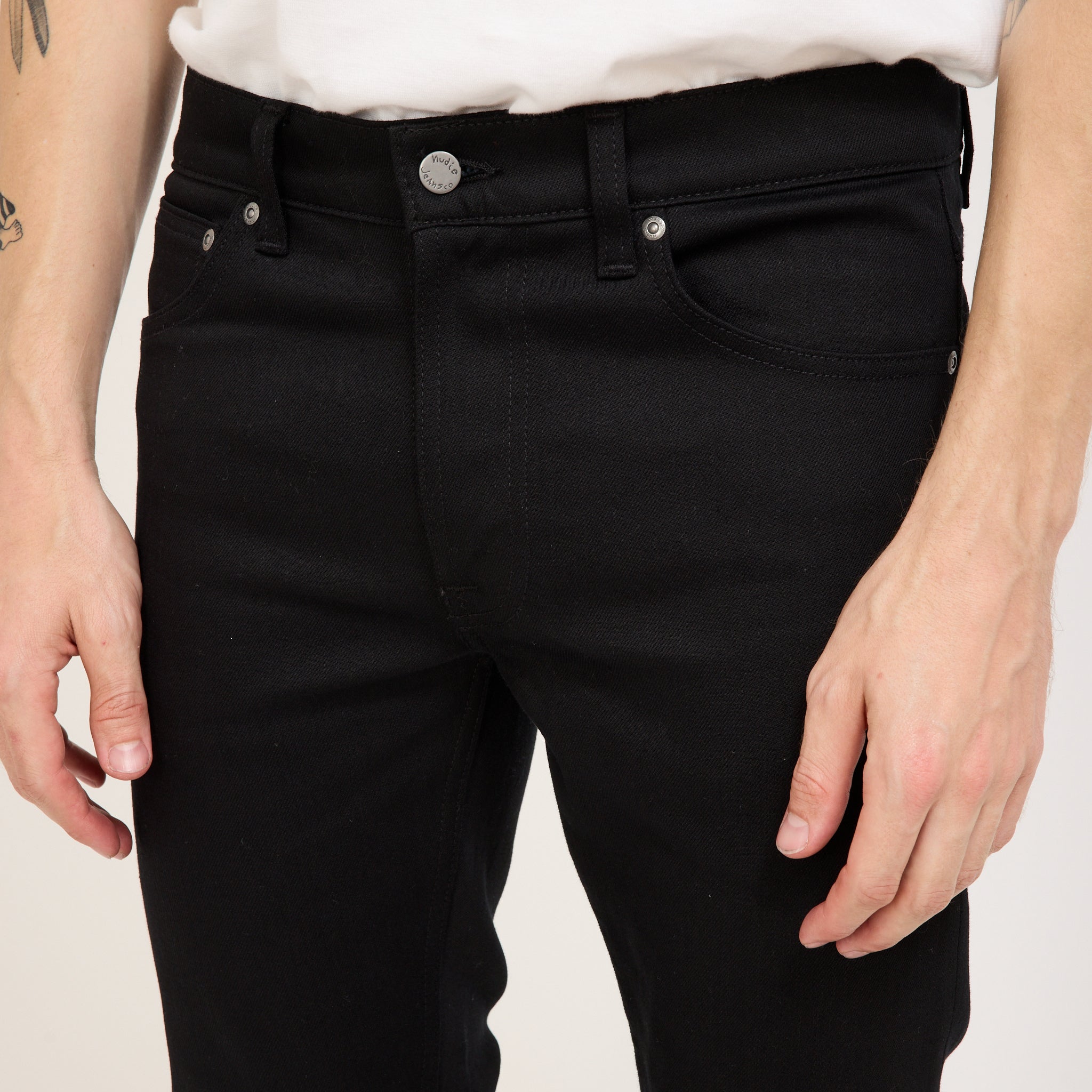Nudie Jeans Co. | Lean Dean Dry Ever Black | Maplestore