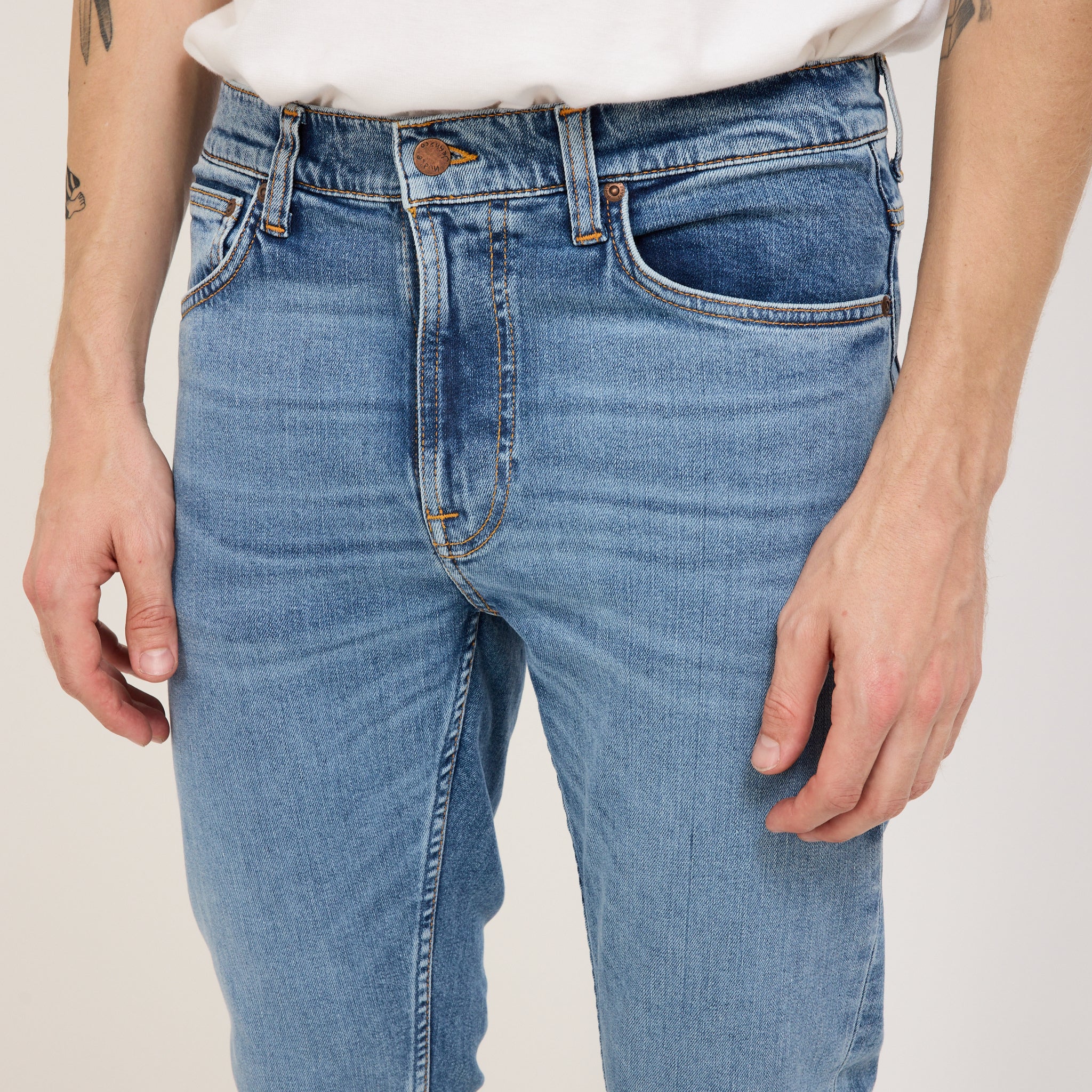 Nudie Jeans Co. | Lean Dean Lost Orange | Maplestore
