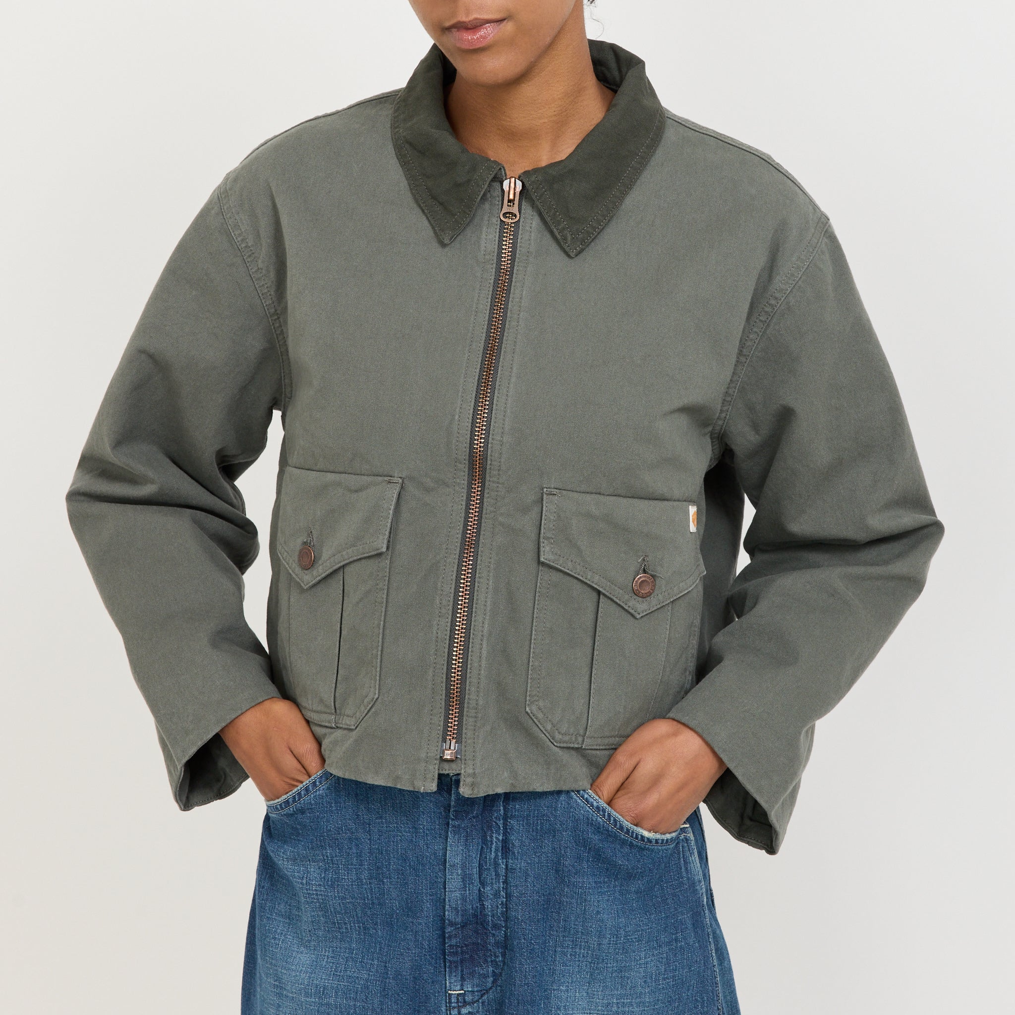 Molly Duck Canvas Jacket Green