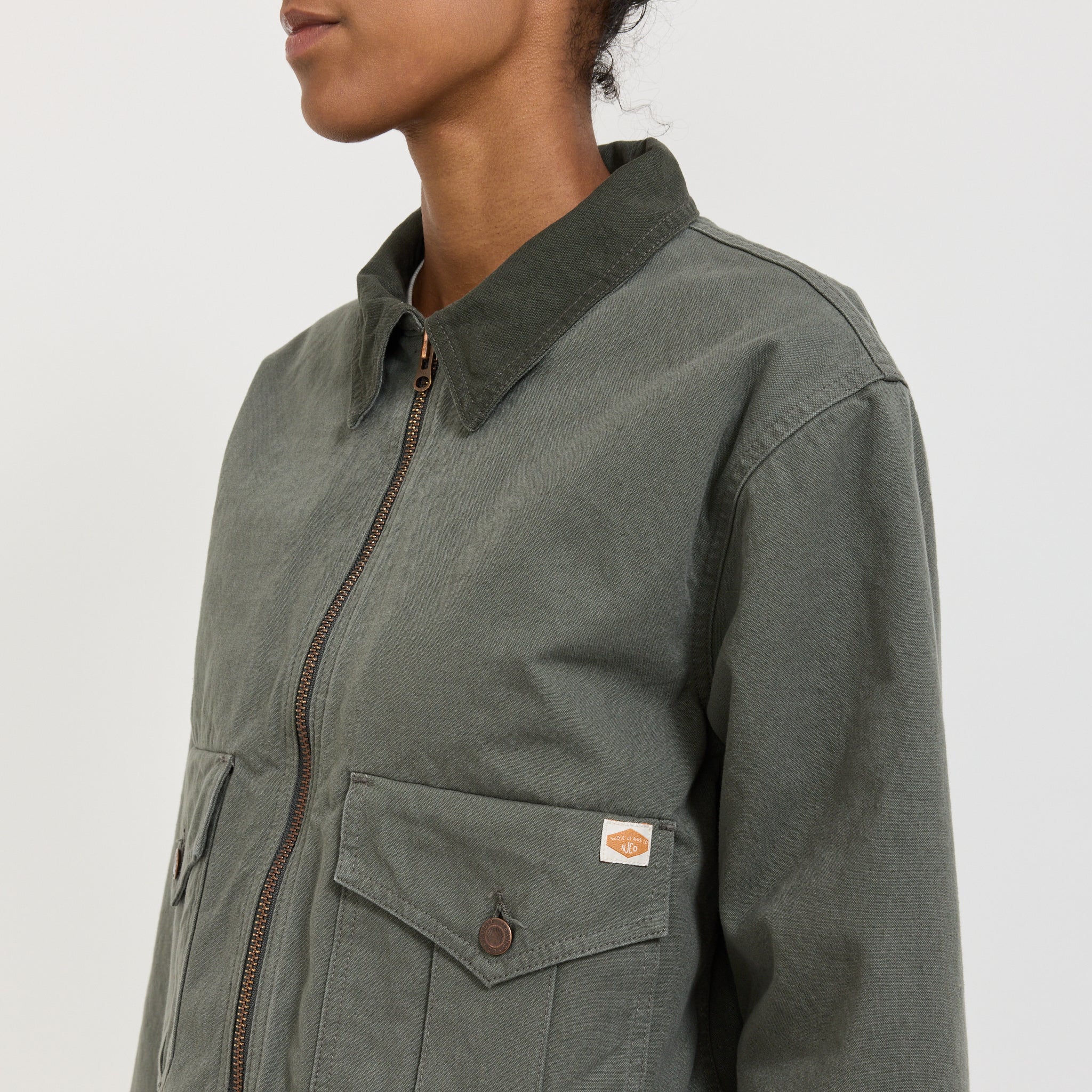Molly Duck Canvas Jacket Green