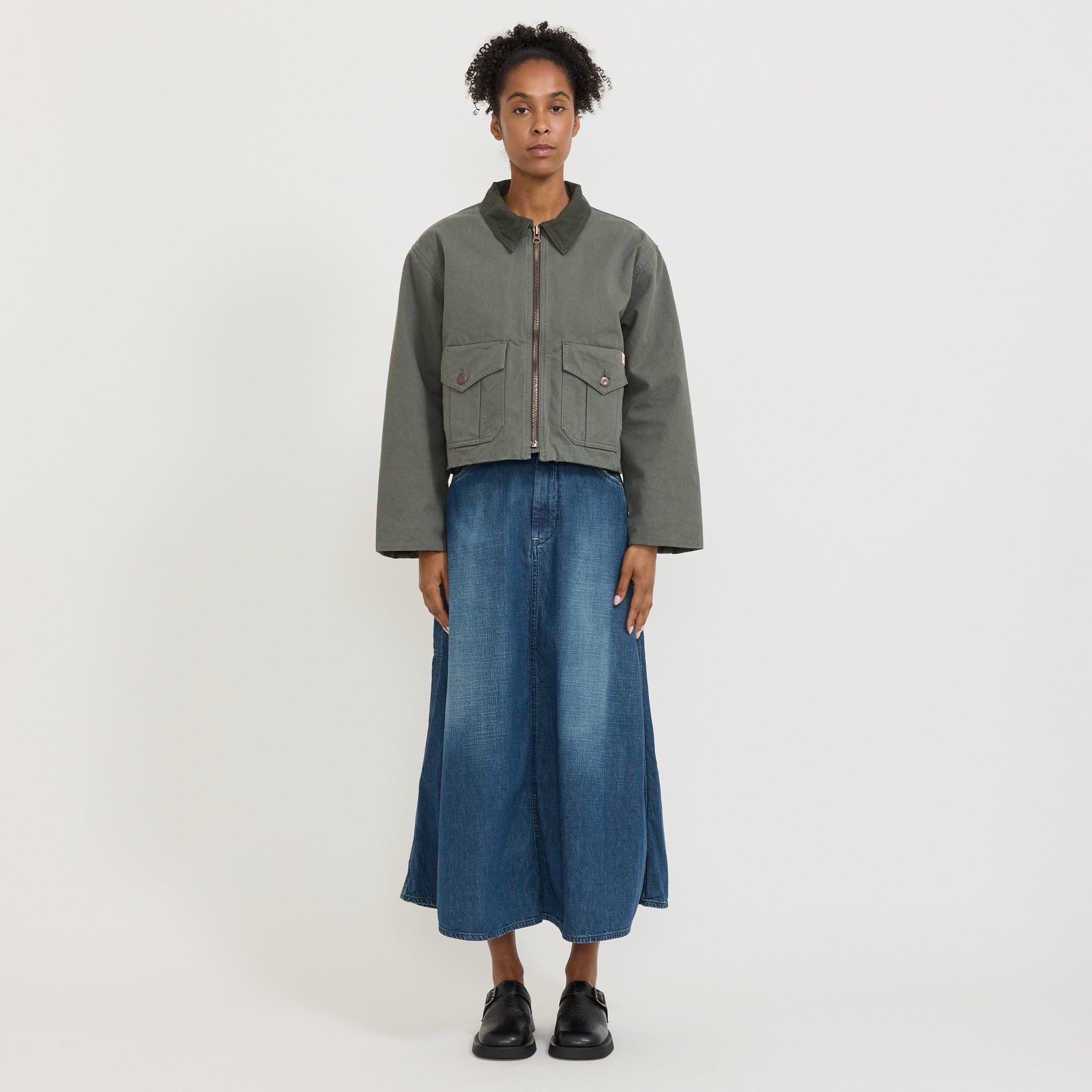 Molly Duck Canvas Jacket Green