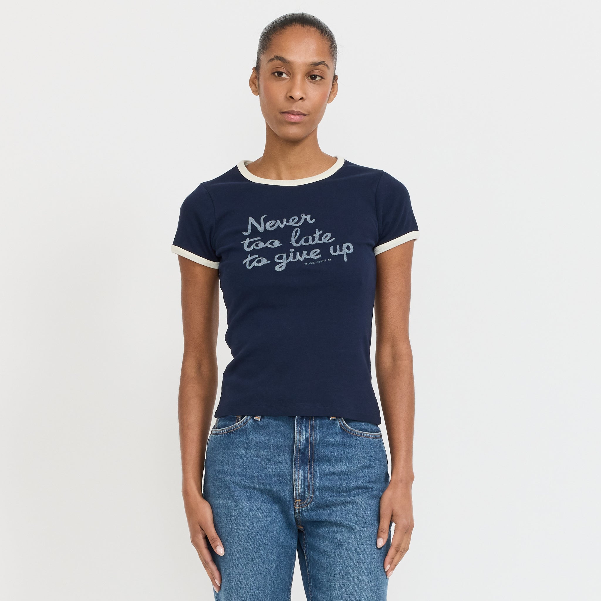 Eve Ringer Too Late T-Shirt Blueberry