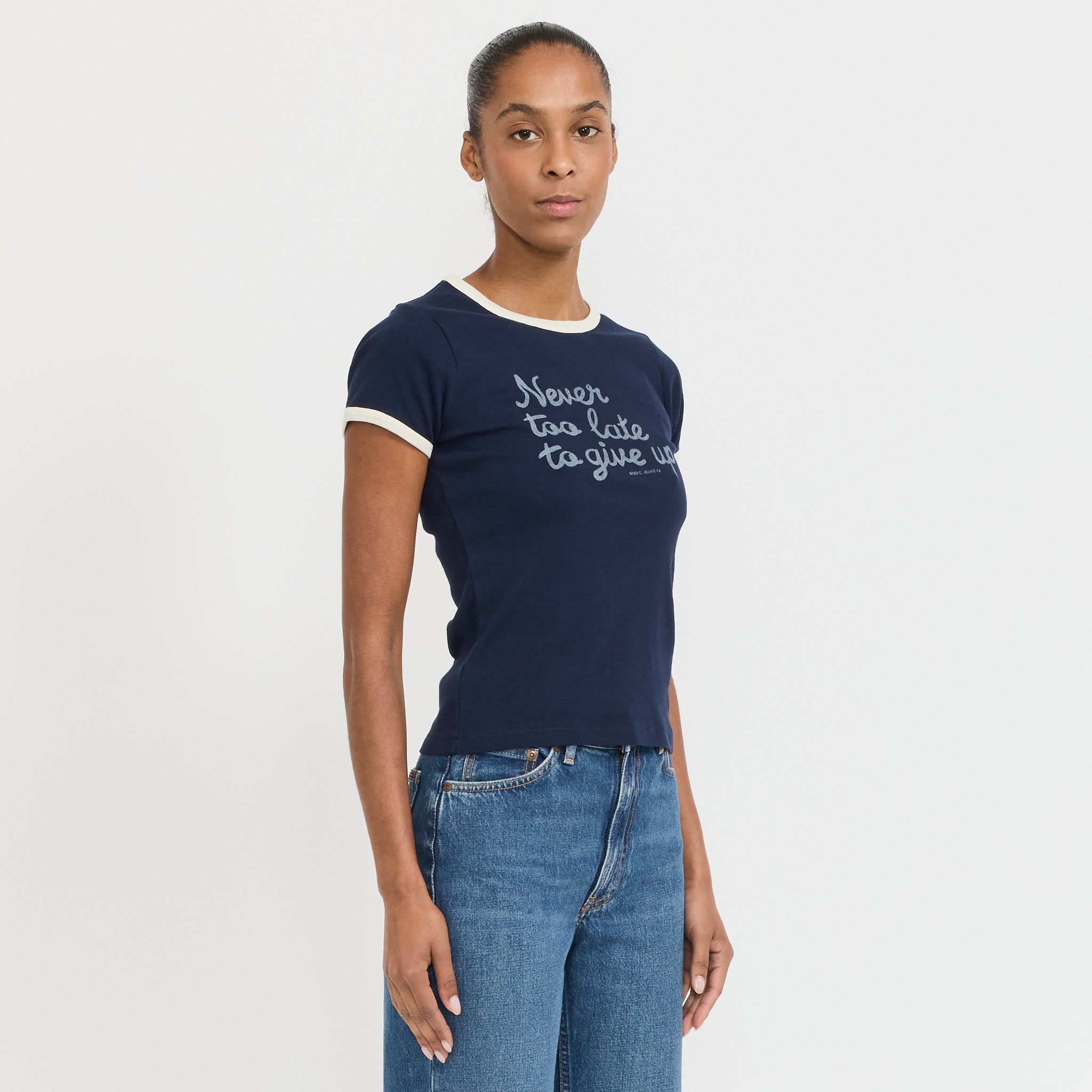 Eve Ringer Too Late T-Shirt Blueberry