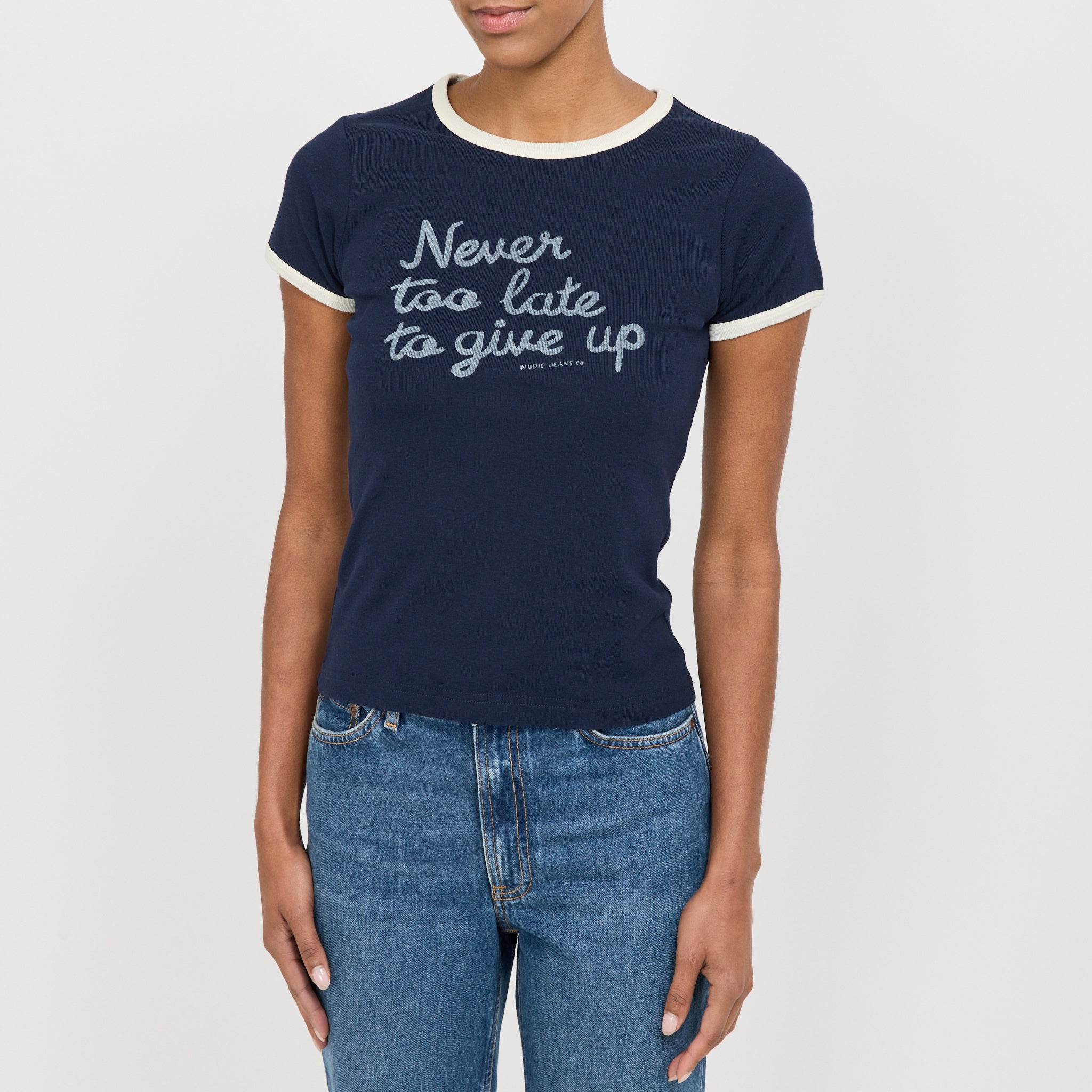 Eve Ringer Too Late T-Shirt Blueberry