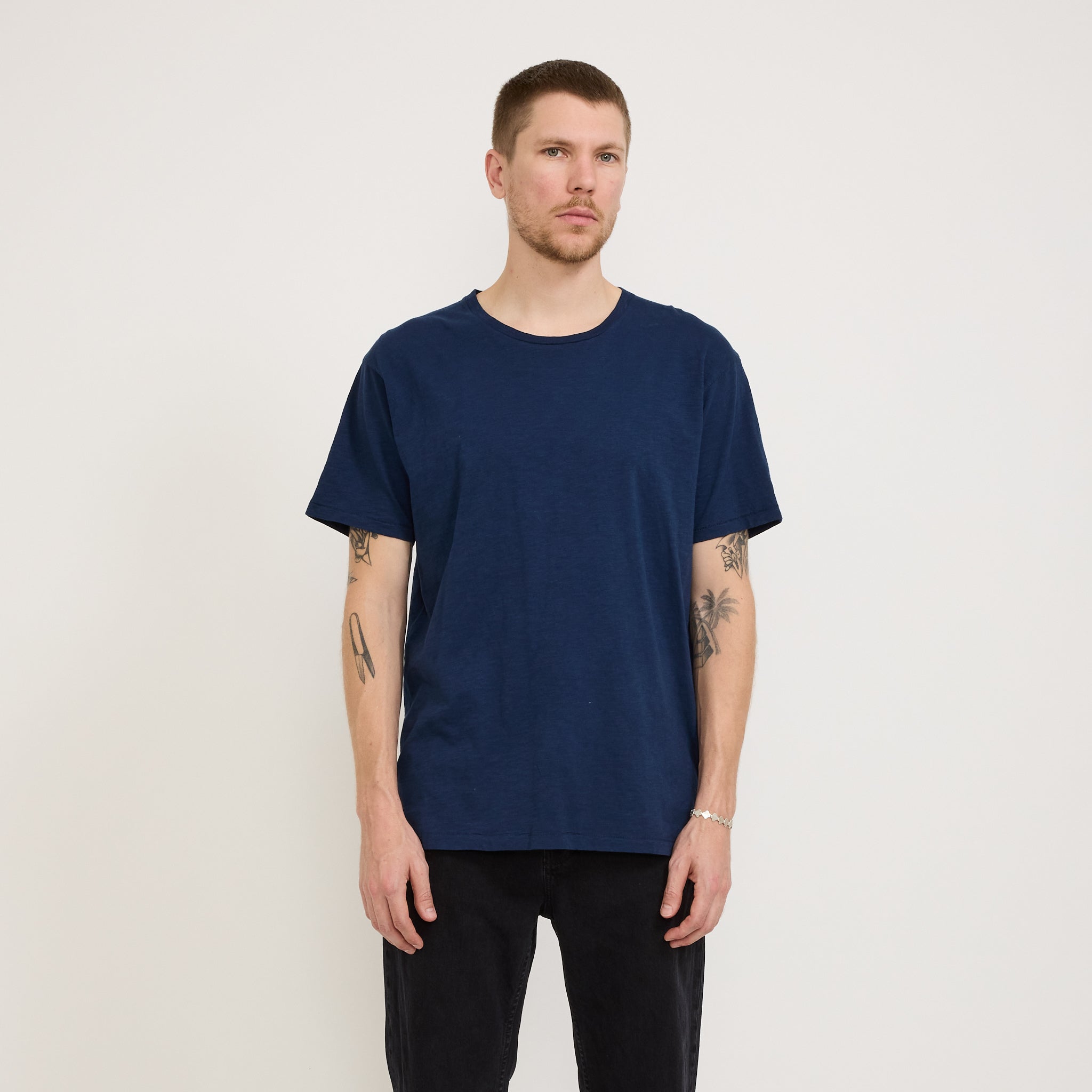 Nudie Jeans Co. | Roffe T-Shirt French Blue | Maplestore