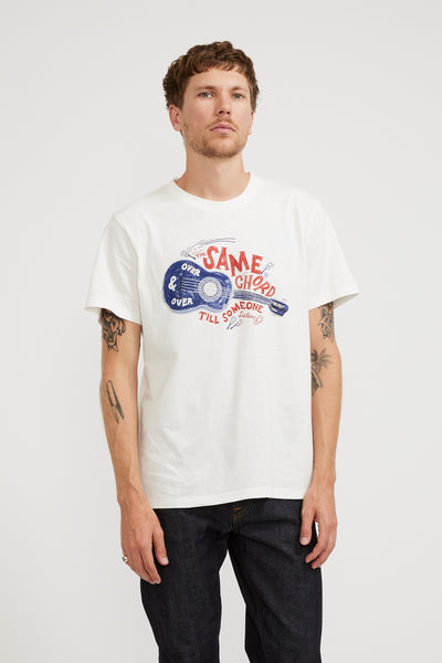 Nudie Jeans Co. | Roy Gitarr T-Shirt Off White | Maplestore