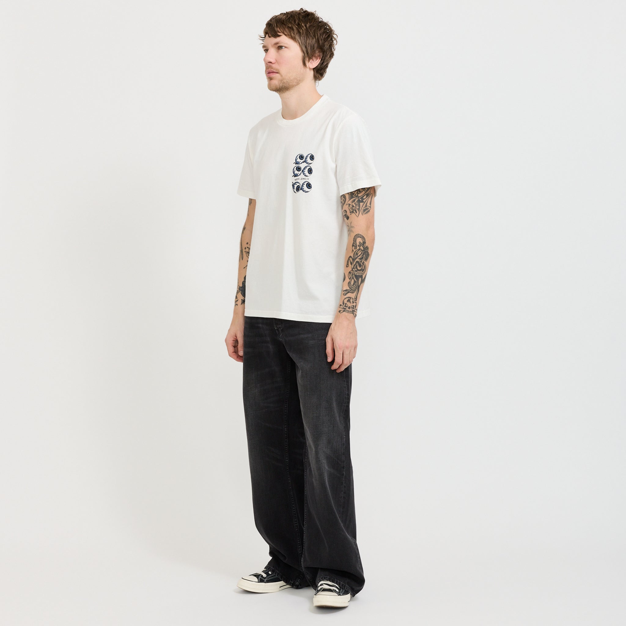 Roy T-Shirt Wall Crack Chalk White