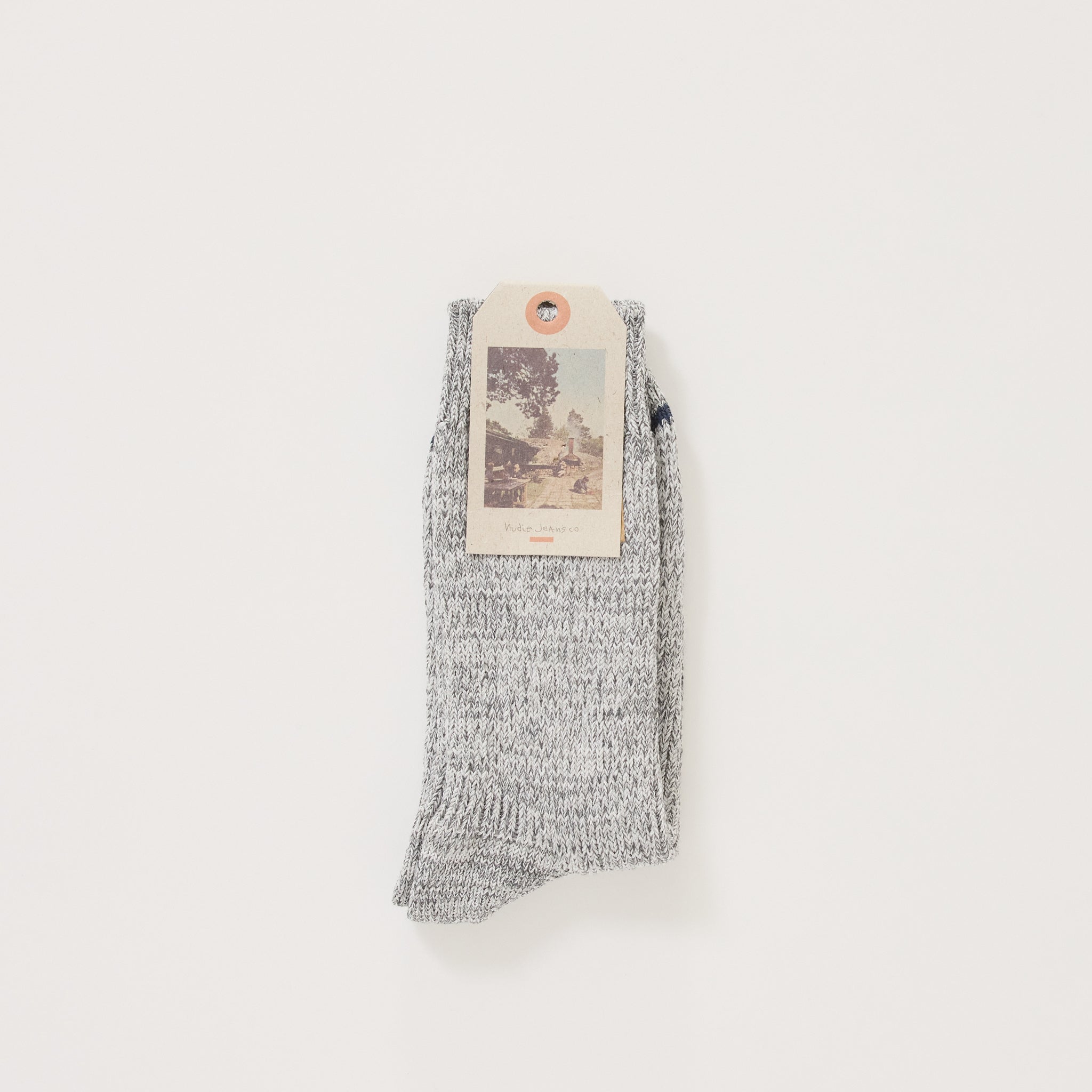 Nudie Jeans Co. | Women Chunky Socks Grey Melange | Maplestore