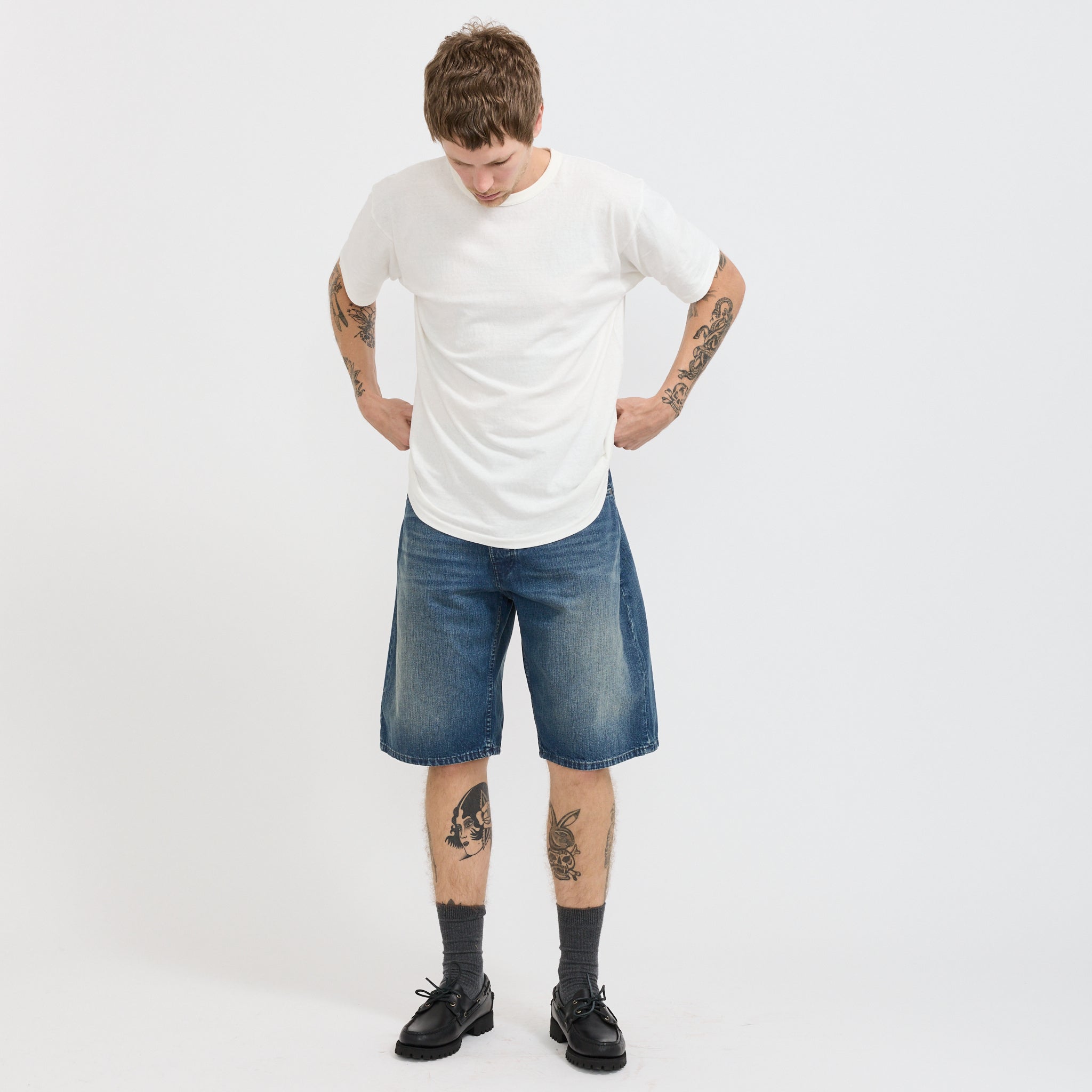 Zeb Denim Shorts Blue Painter