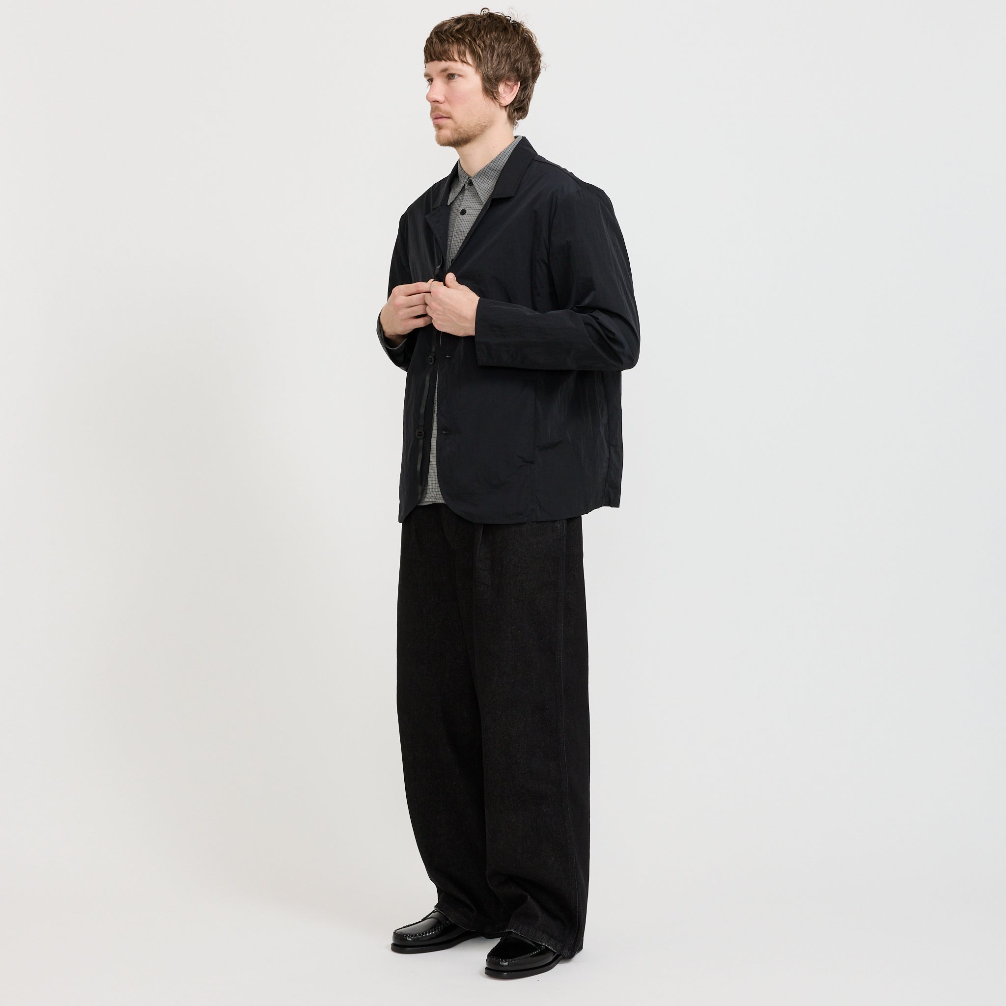 4 Button Blazer Black