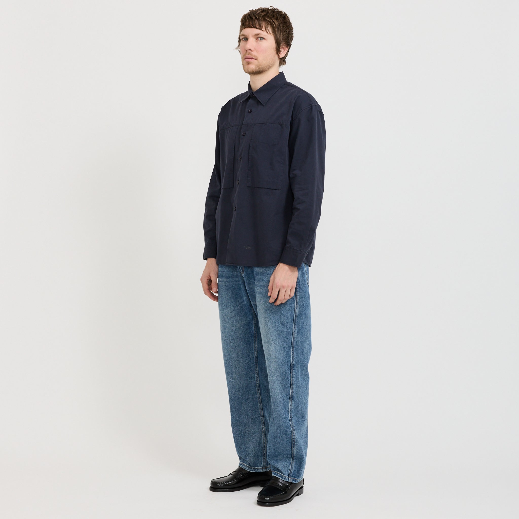 Straight Denim Deep Washed Indigo