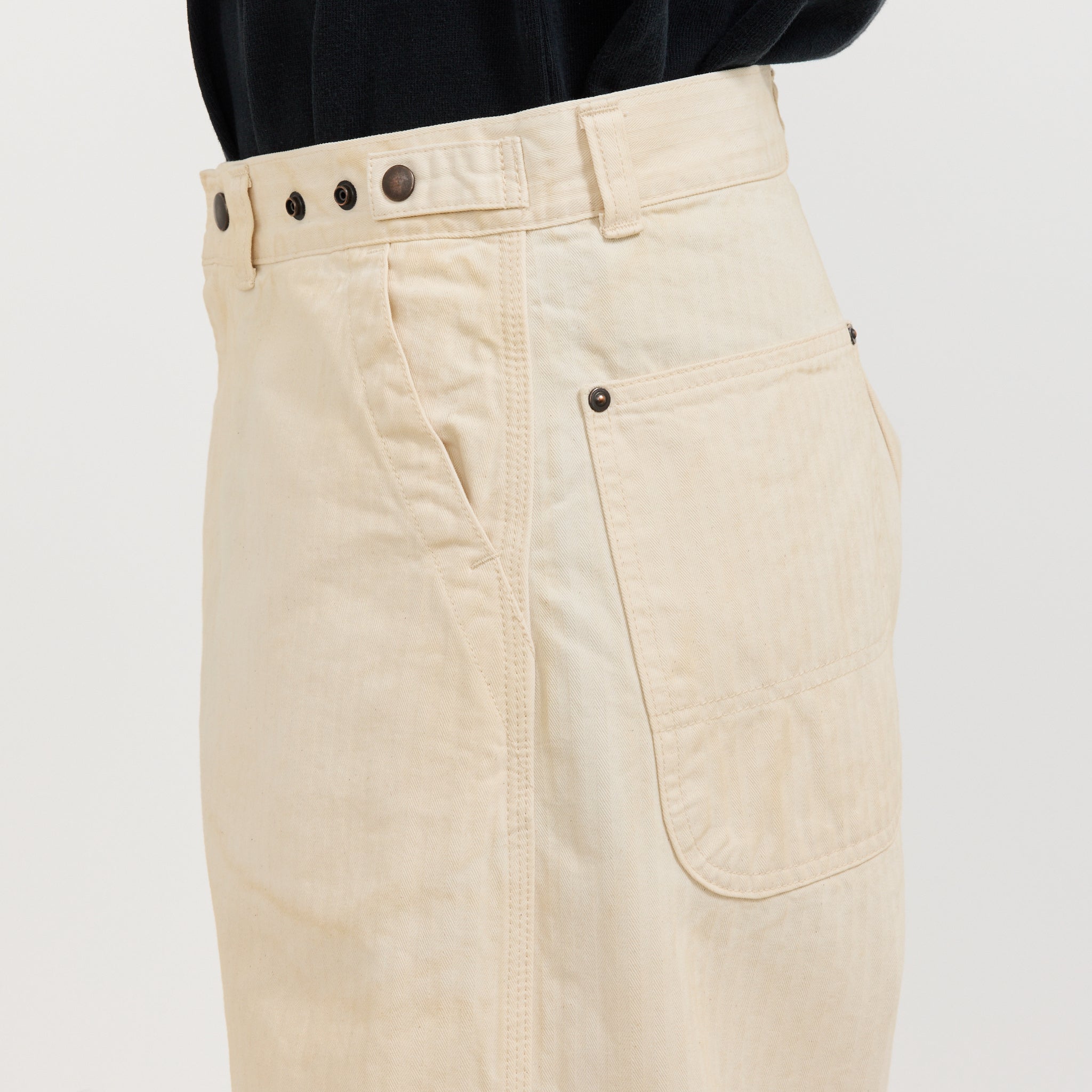 Bell Pants Ecru