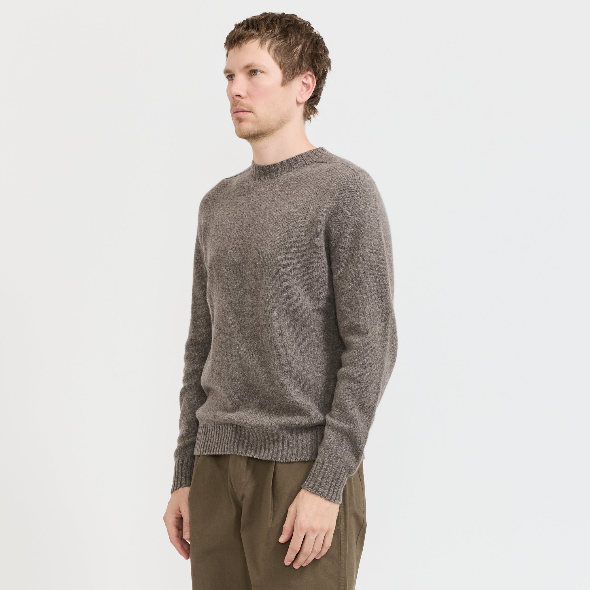 Origin Knitwear | Seamless Crew Elk | Maplestore