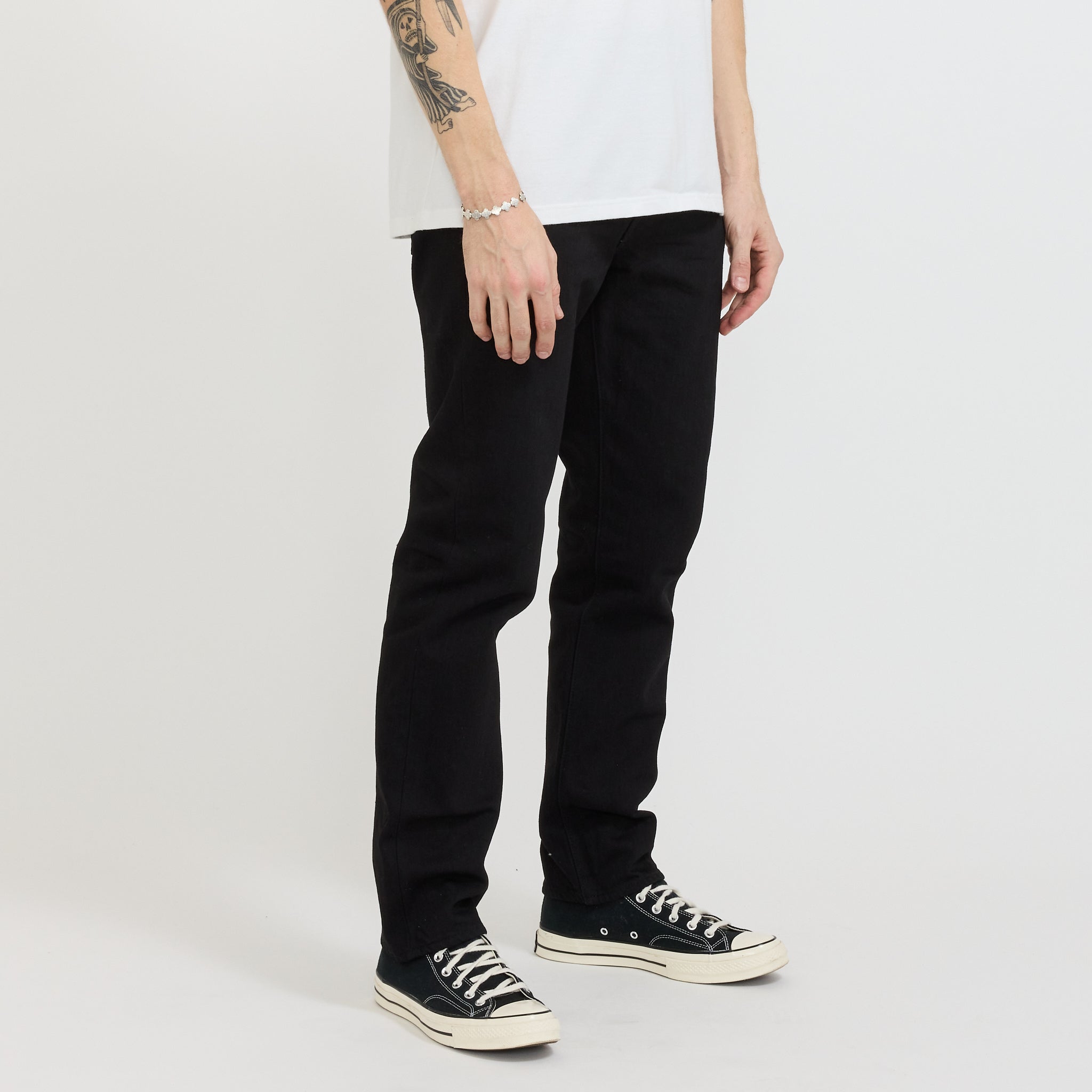Orslow | 107 Ivy Fit Black Denim | Maplestore