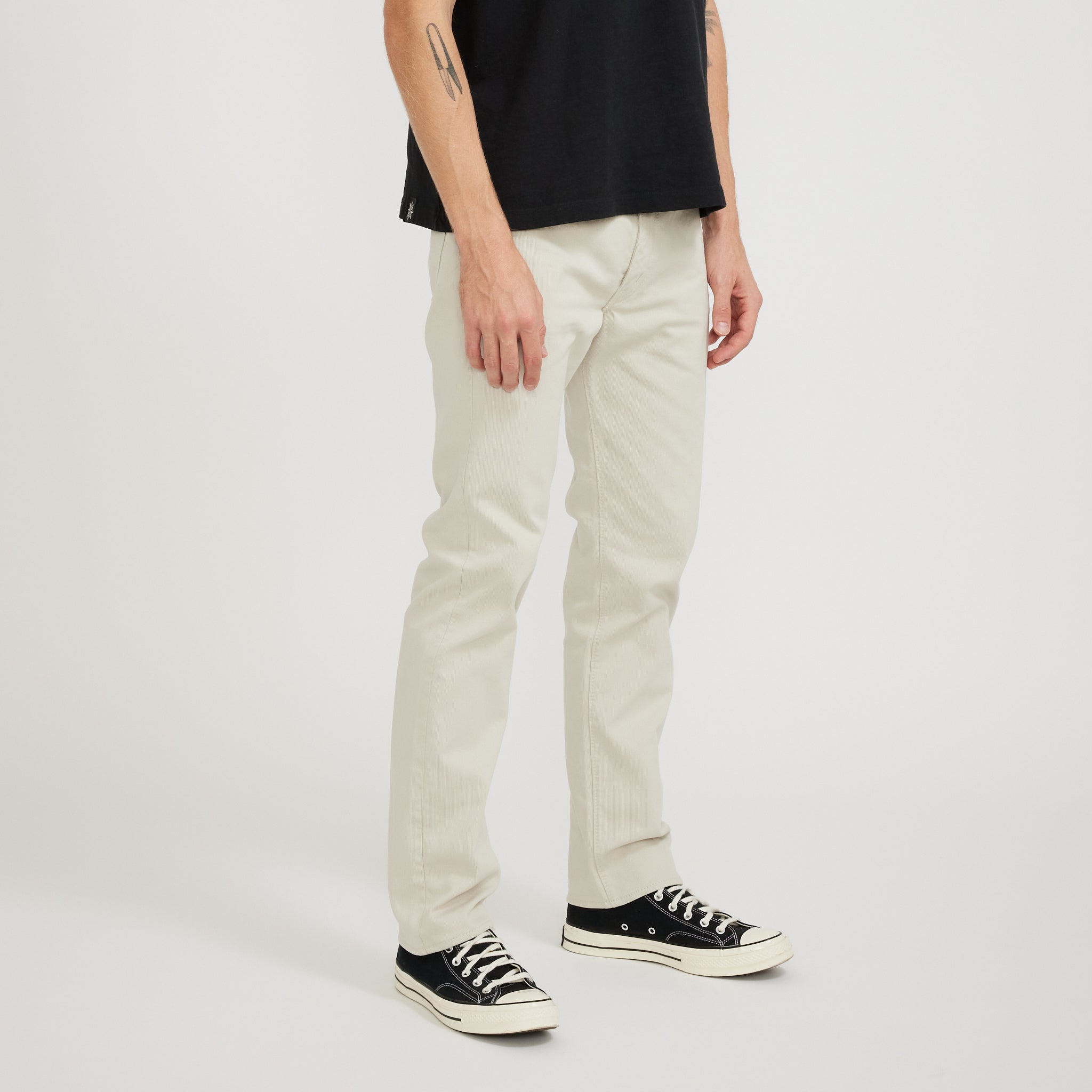 Orslow | 107 Ivy Fit Cotton Pique Pants Ivory | Maplestore