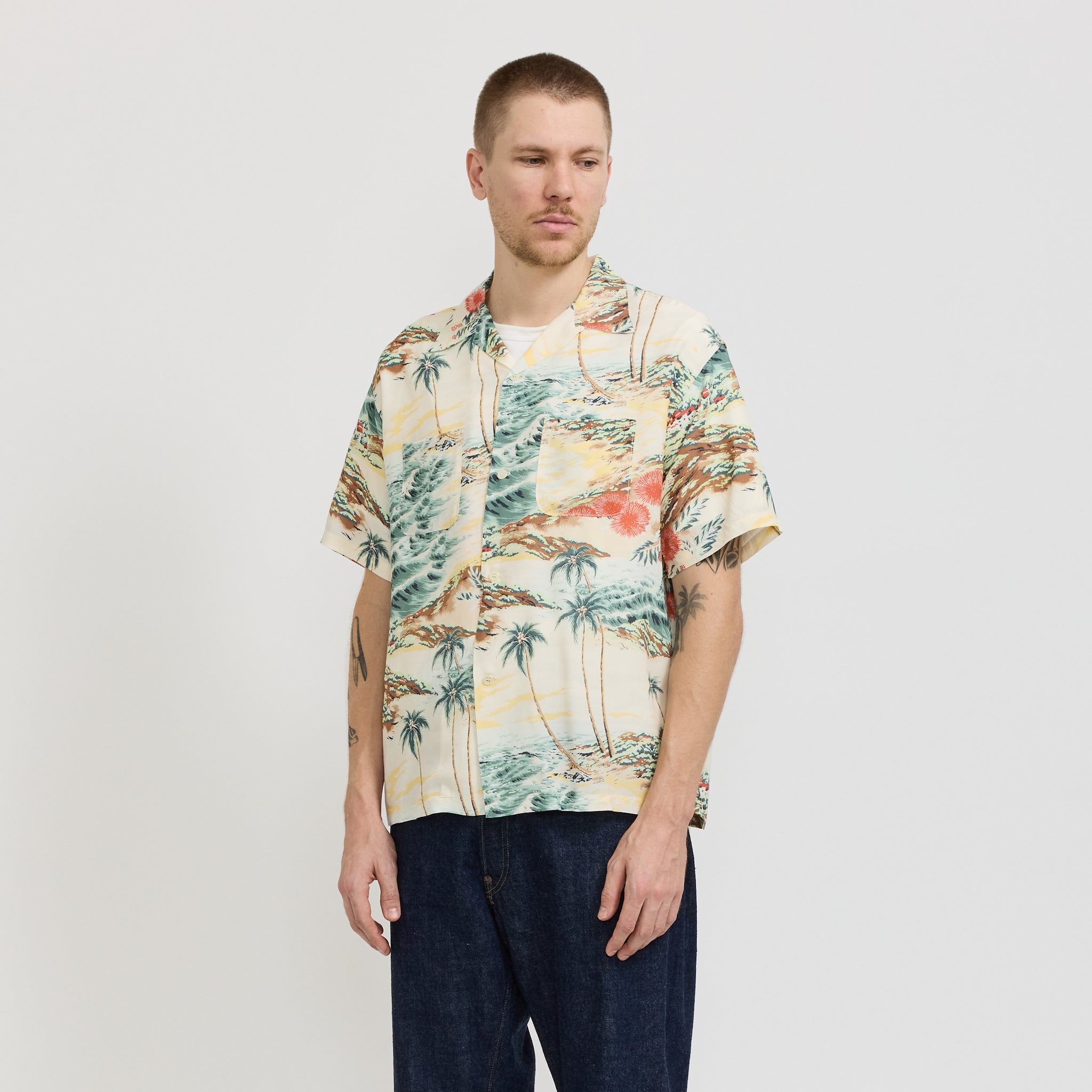 Hawaiian Shirt Ecru
